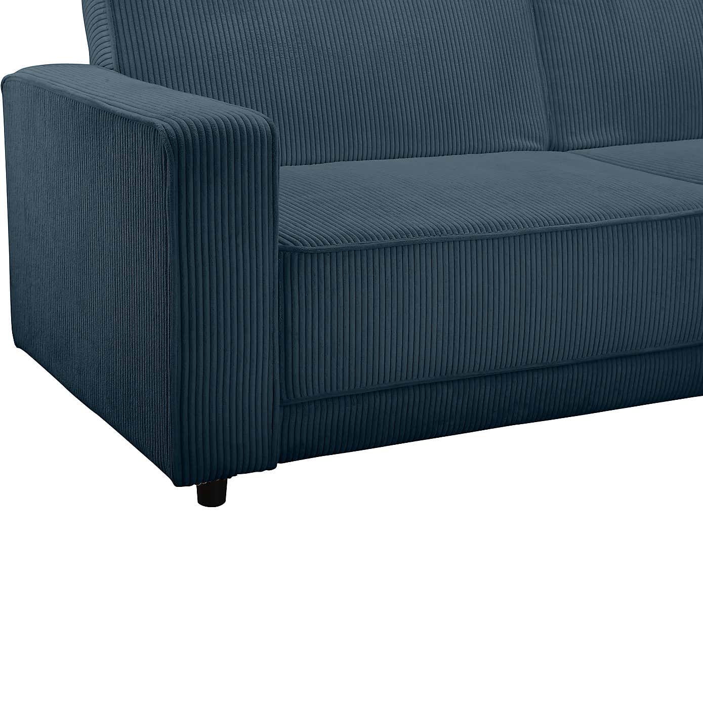 Allie Corduroy 3 Seater Sofa Bed