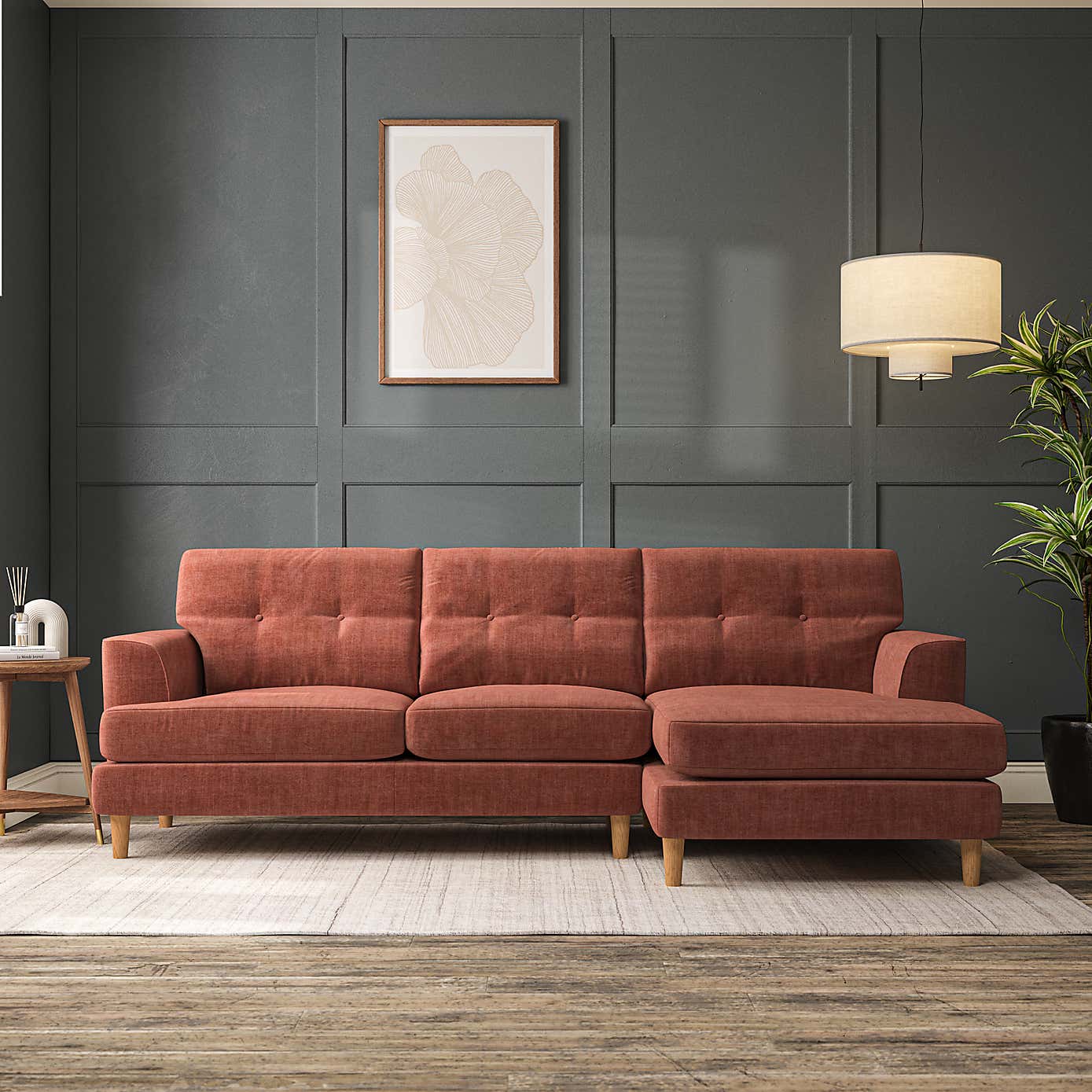 Cooper 3 Seater Chaise Sofa
