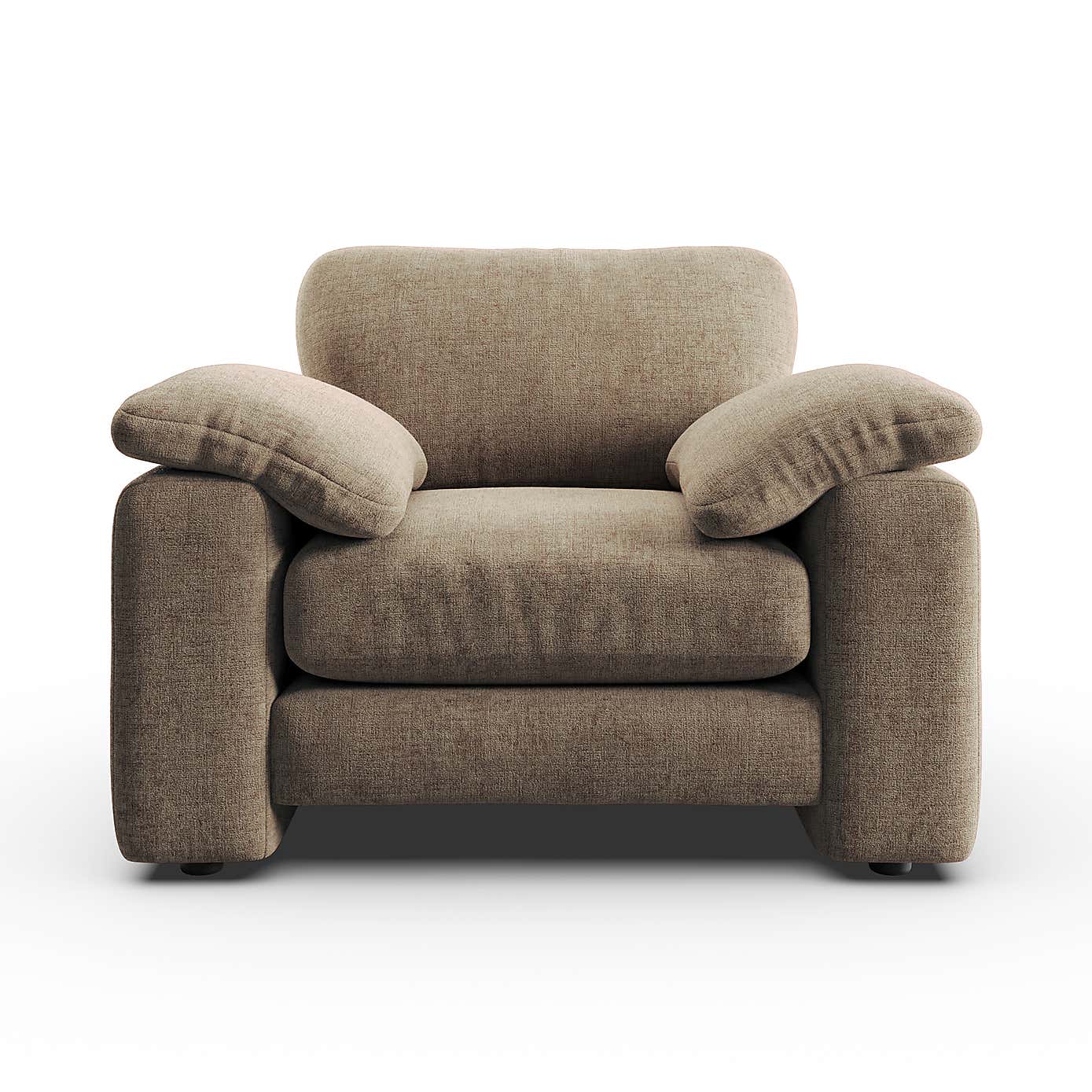 Magnus Soft Textured Chenille Snuggle Sofa