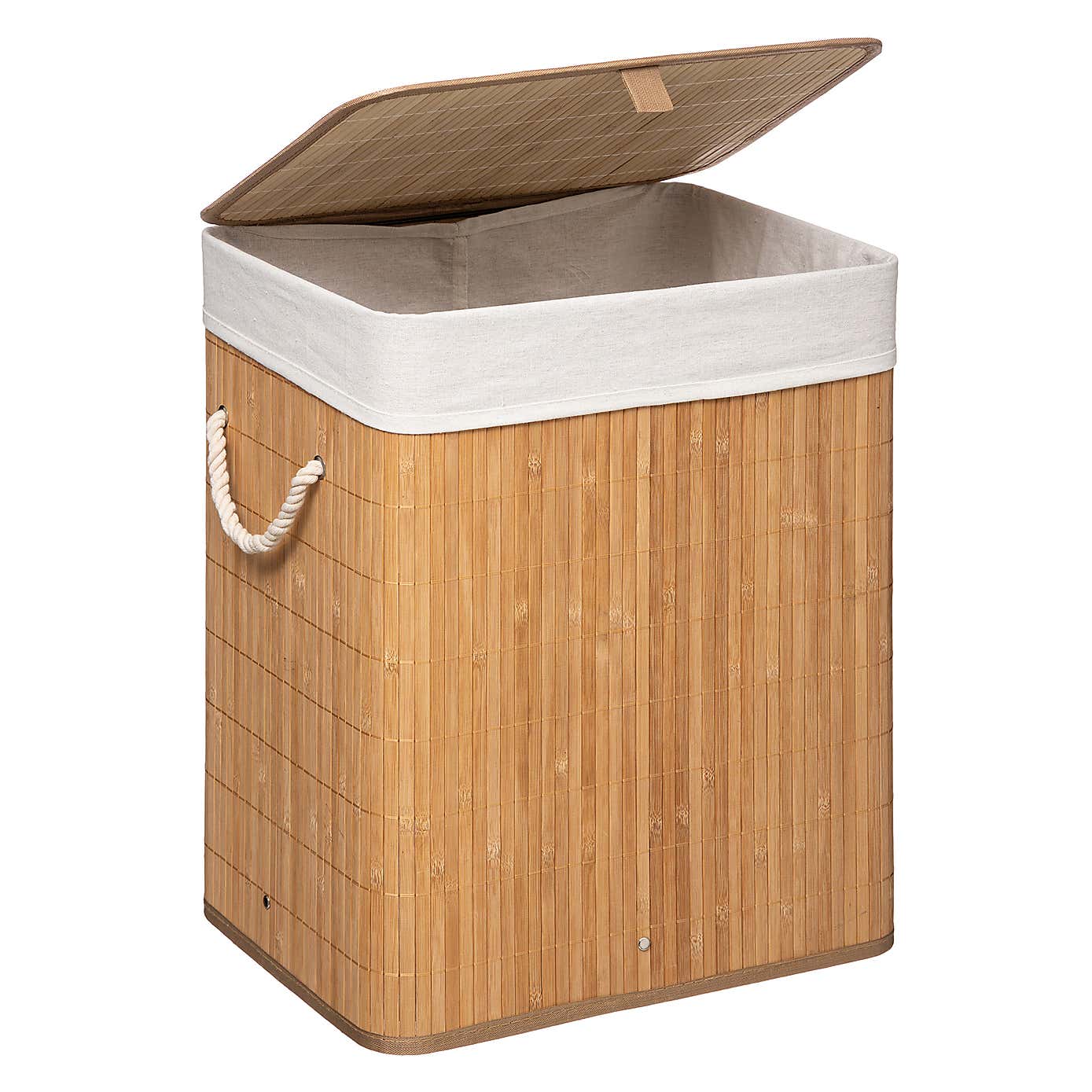 Natural Bamboo Laundry Basket