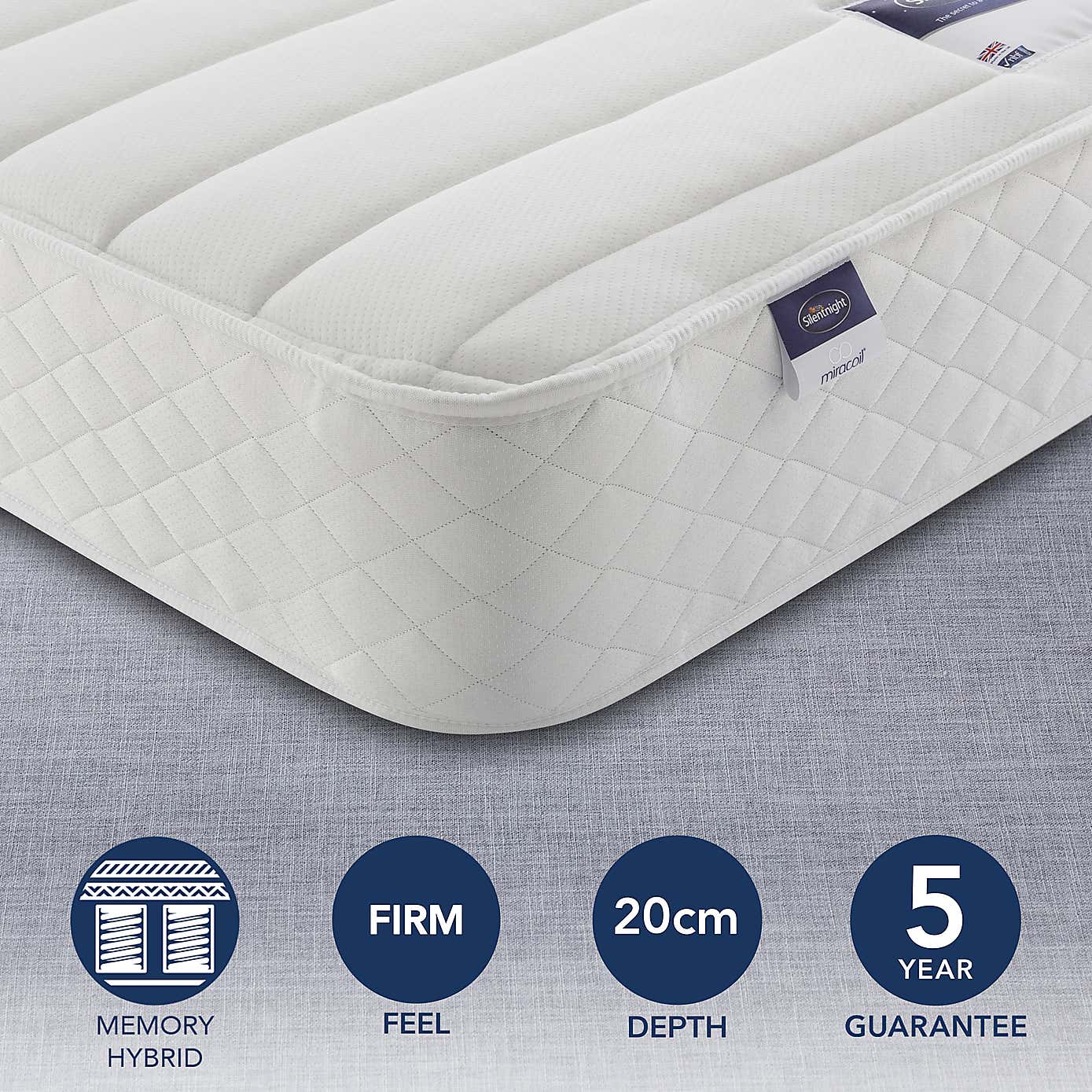 Silentnight Miracoil Memory Mattress
