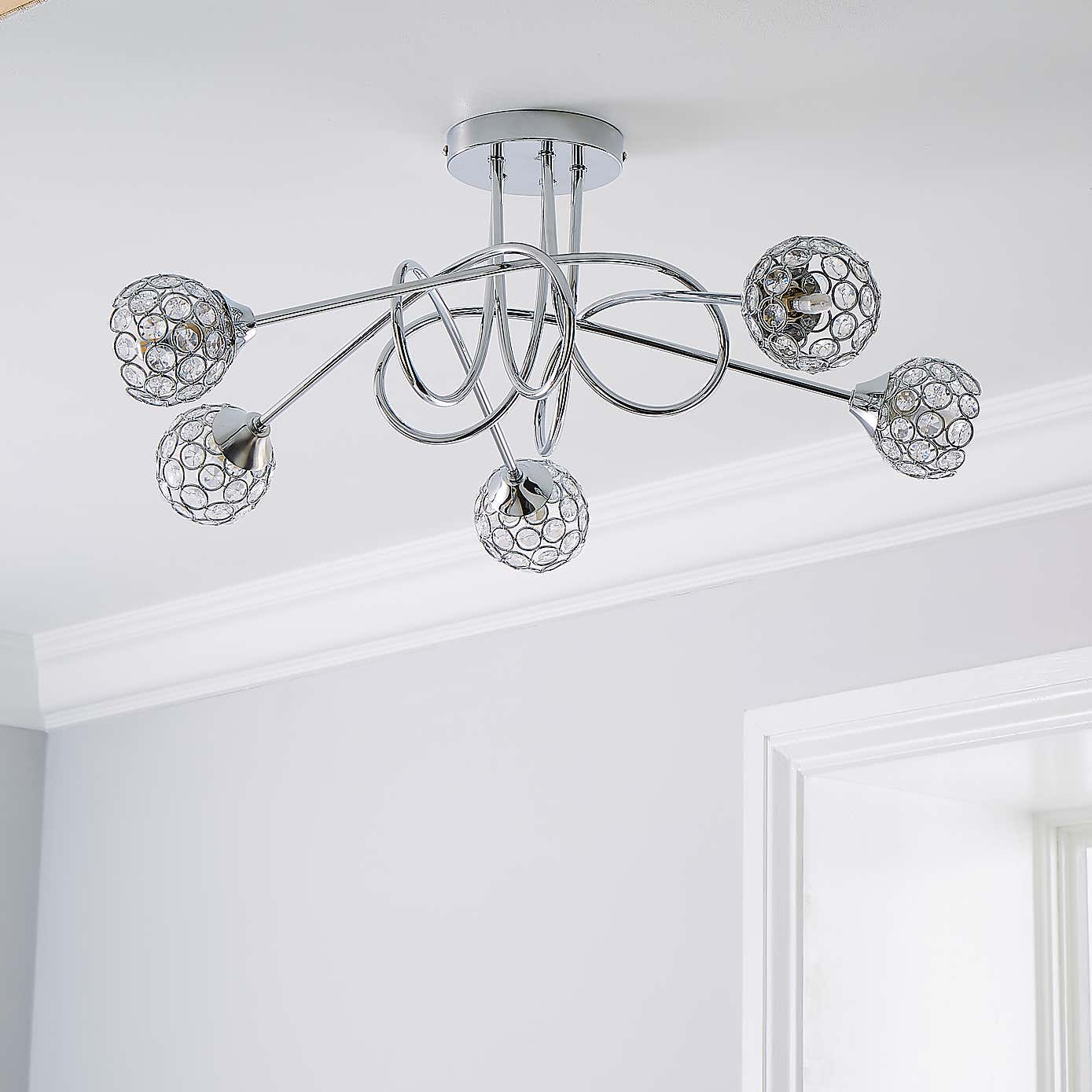 Portia 5 Light Ceiling Fitting