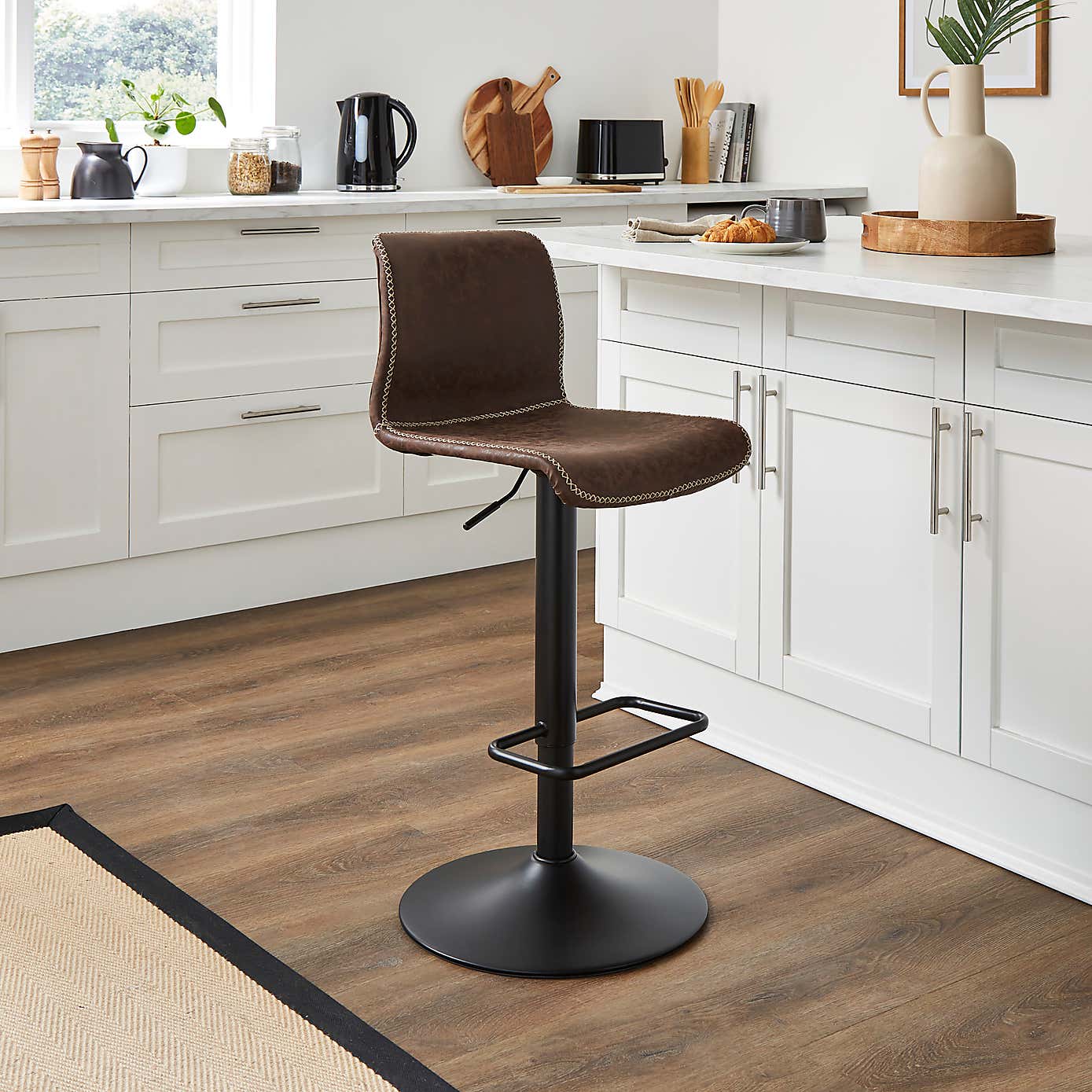 Venice PU Leather Bar Stool