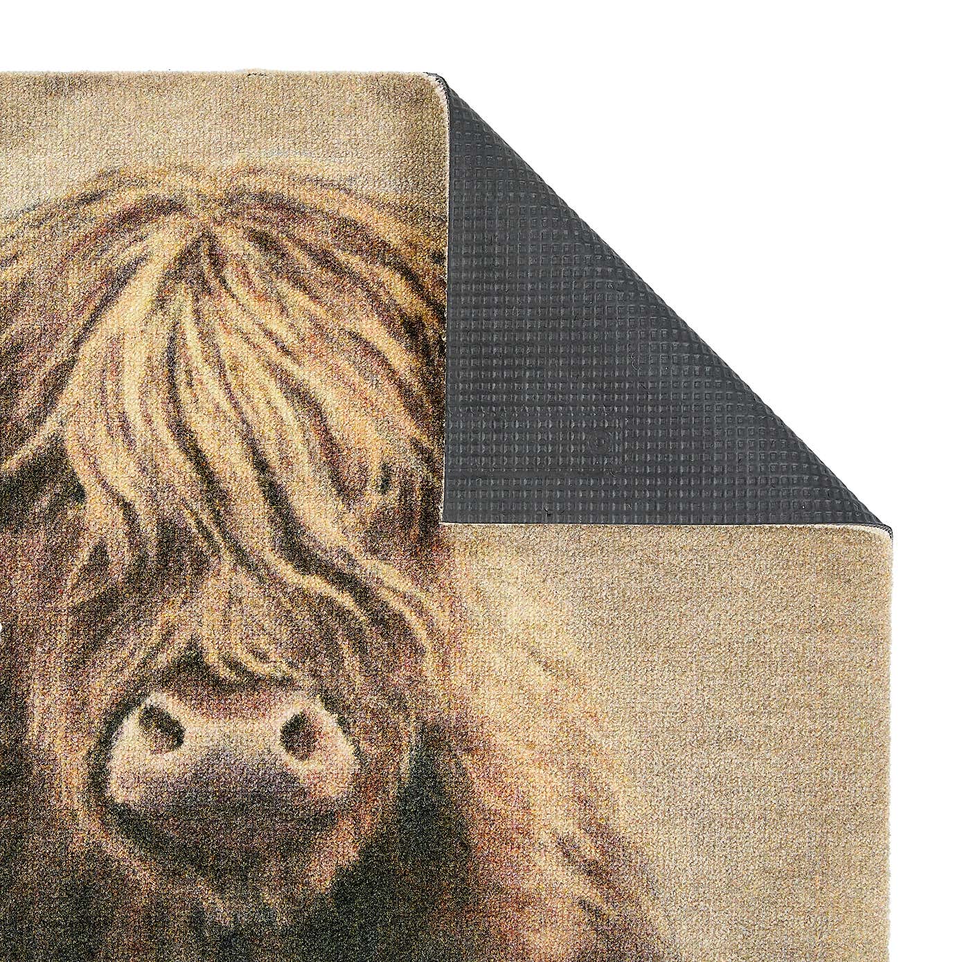 Marvel Highland Cow Washable Doormat