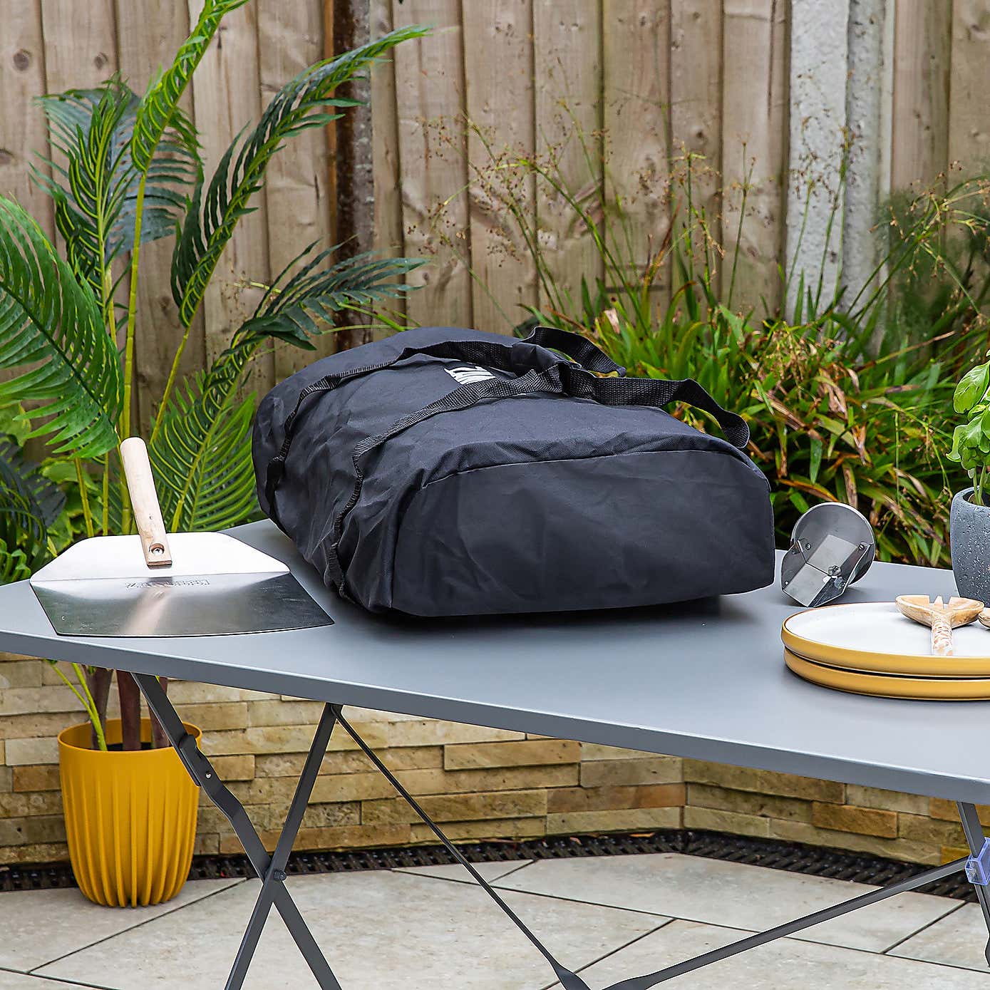 Zanussi Wood Pellet Pizza Oven with Paddle & Cover