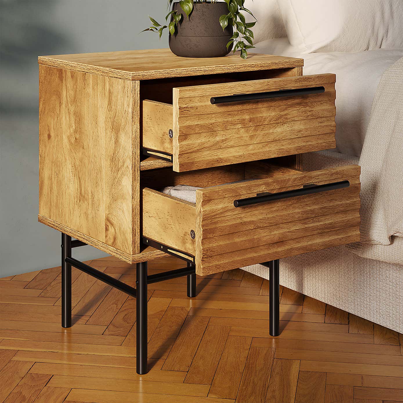 Bryant 2 Drawer Bedside