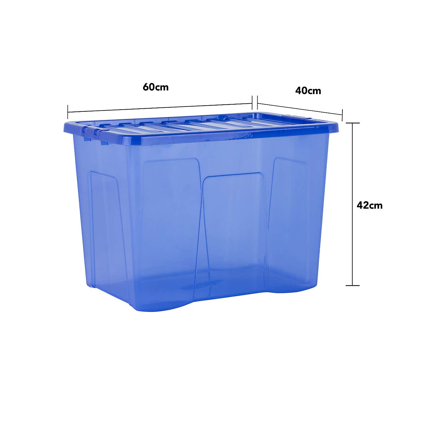Wham Crystal Set of 4 Storage Boxes & Lids