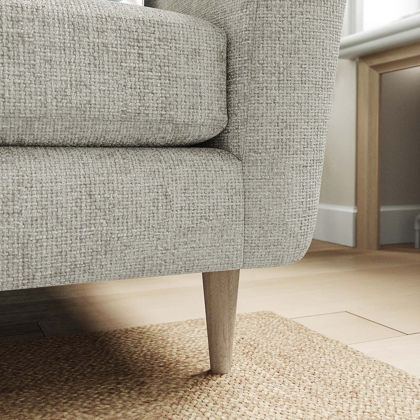 Sven Chunky Chenille Snuggle Chair