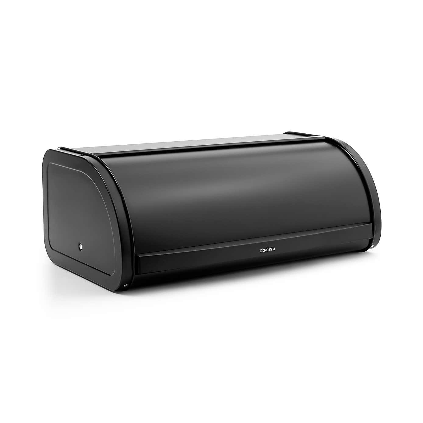 Brabantia Matt Black Roll Top Bread Bin