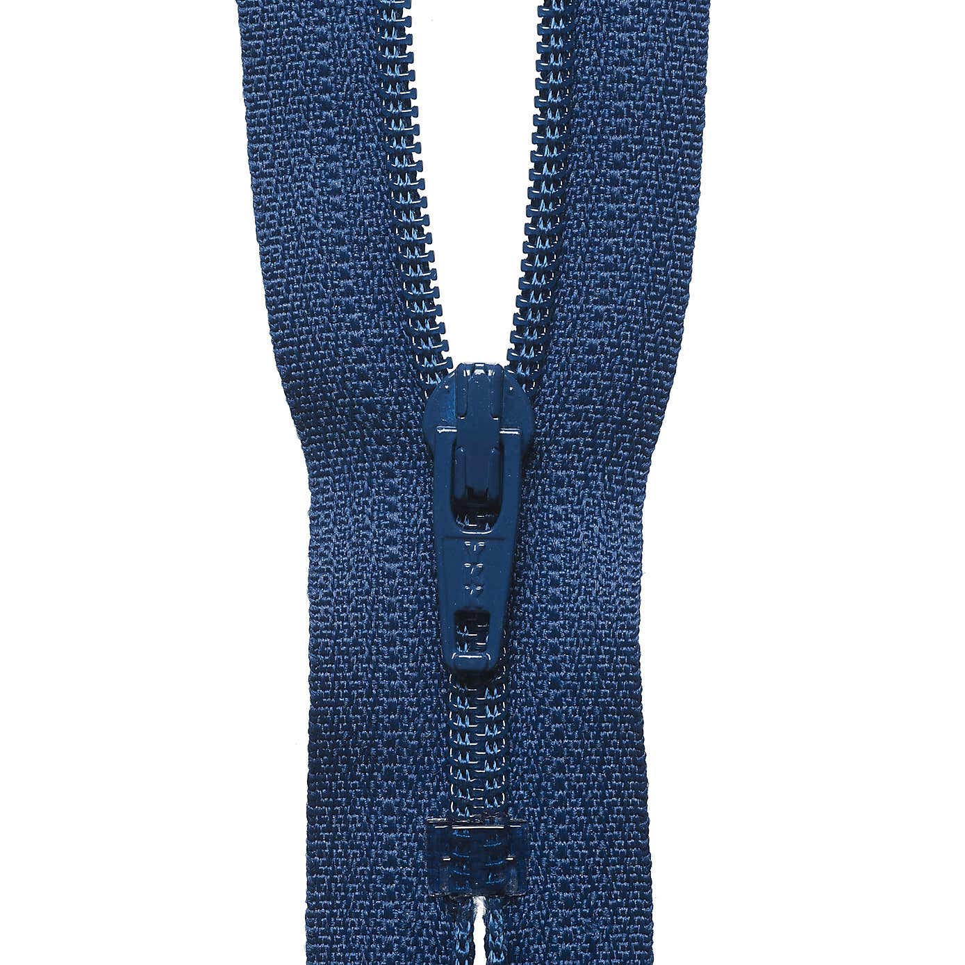 Denim Blue Nylon Dress and Skirt Zip