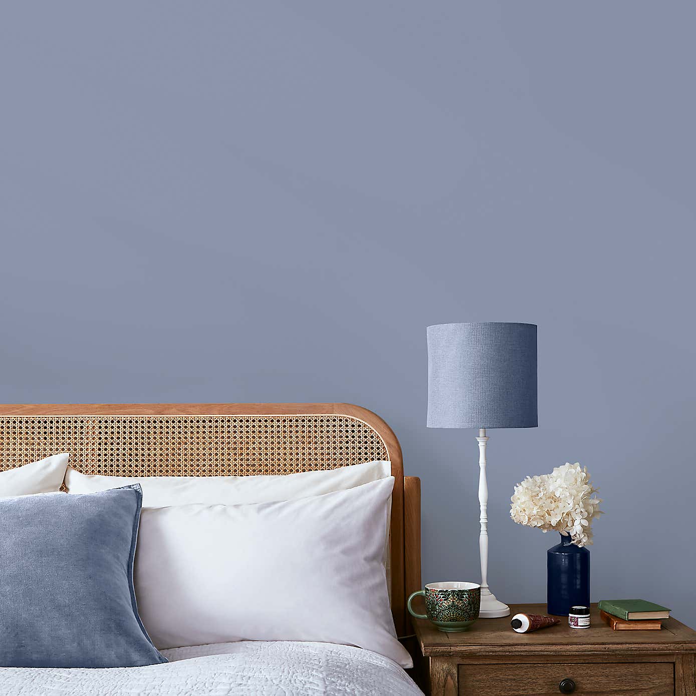 William Morris At Home Hazed Temper Blue Eggshell Paint