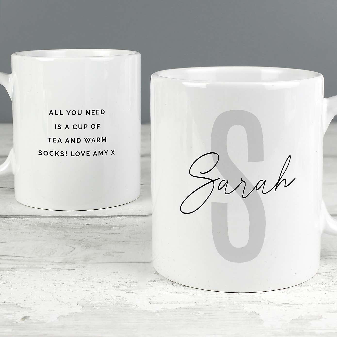 Personalised Name and Initial Mug