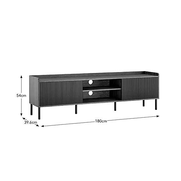 Georgi Extra Wide TV Unit Black