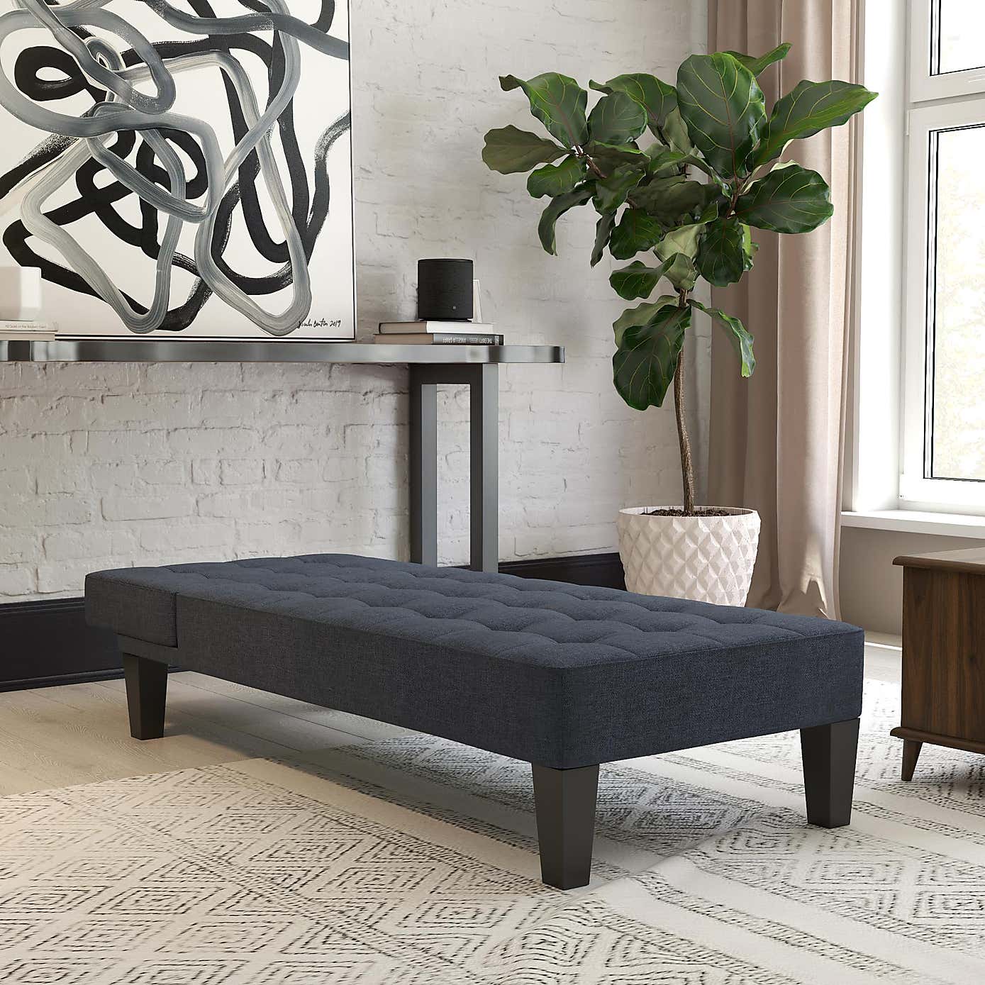 Adalynn Linen Chaise Lounge