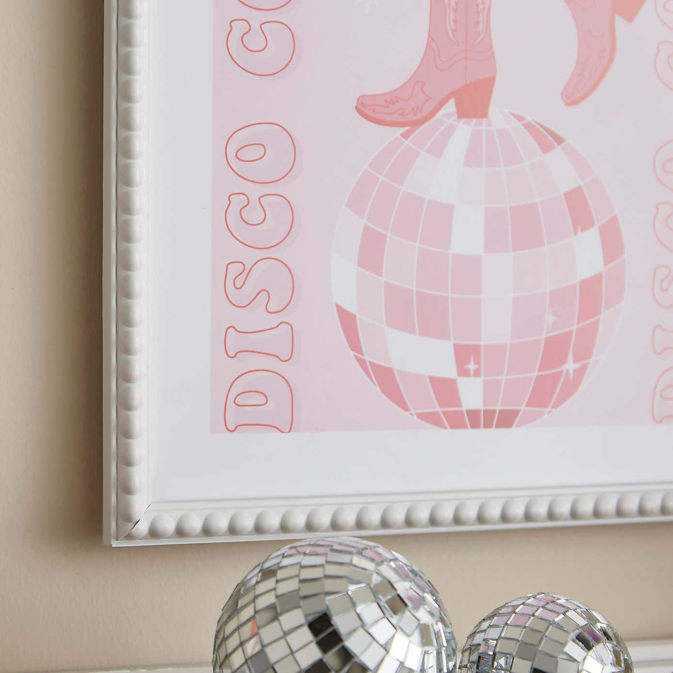 Disco Cowboy Boots Framed Print