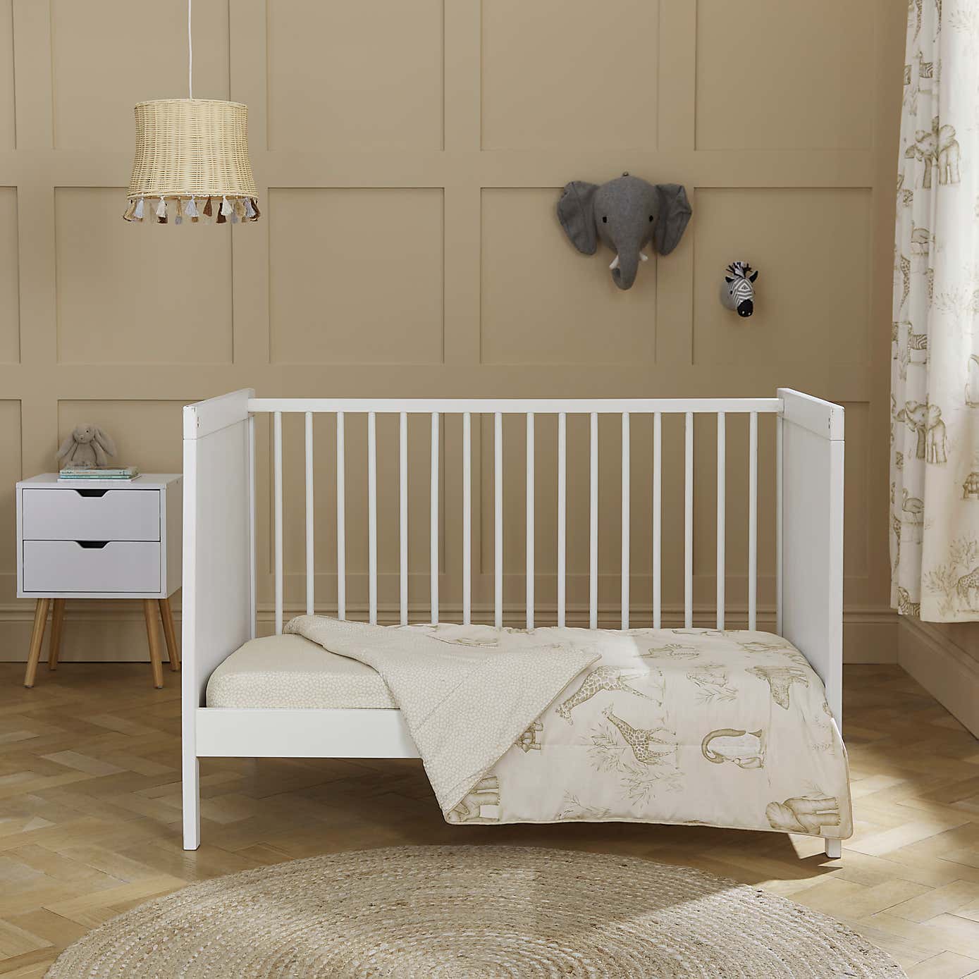 Sketched Animal 4 Tog Cot Coverless Duvet