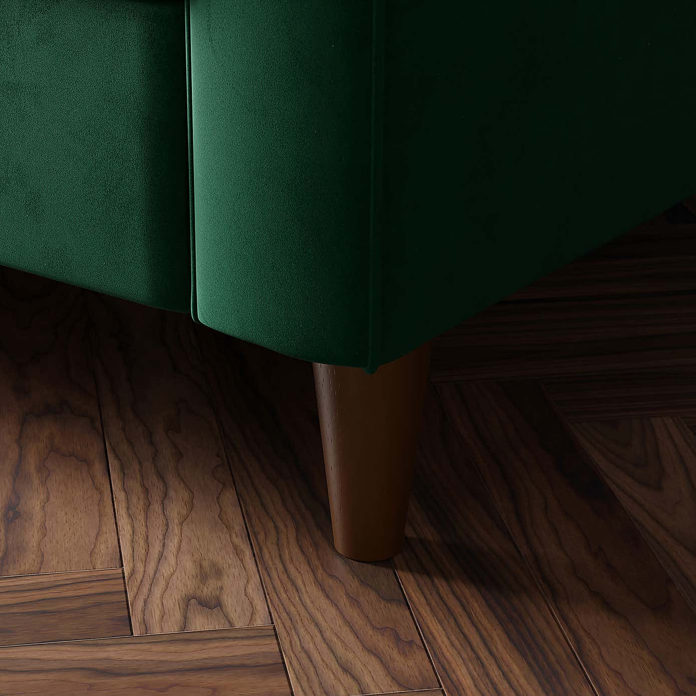 Zoe Velvet Snuggle Single Sofa Bed