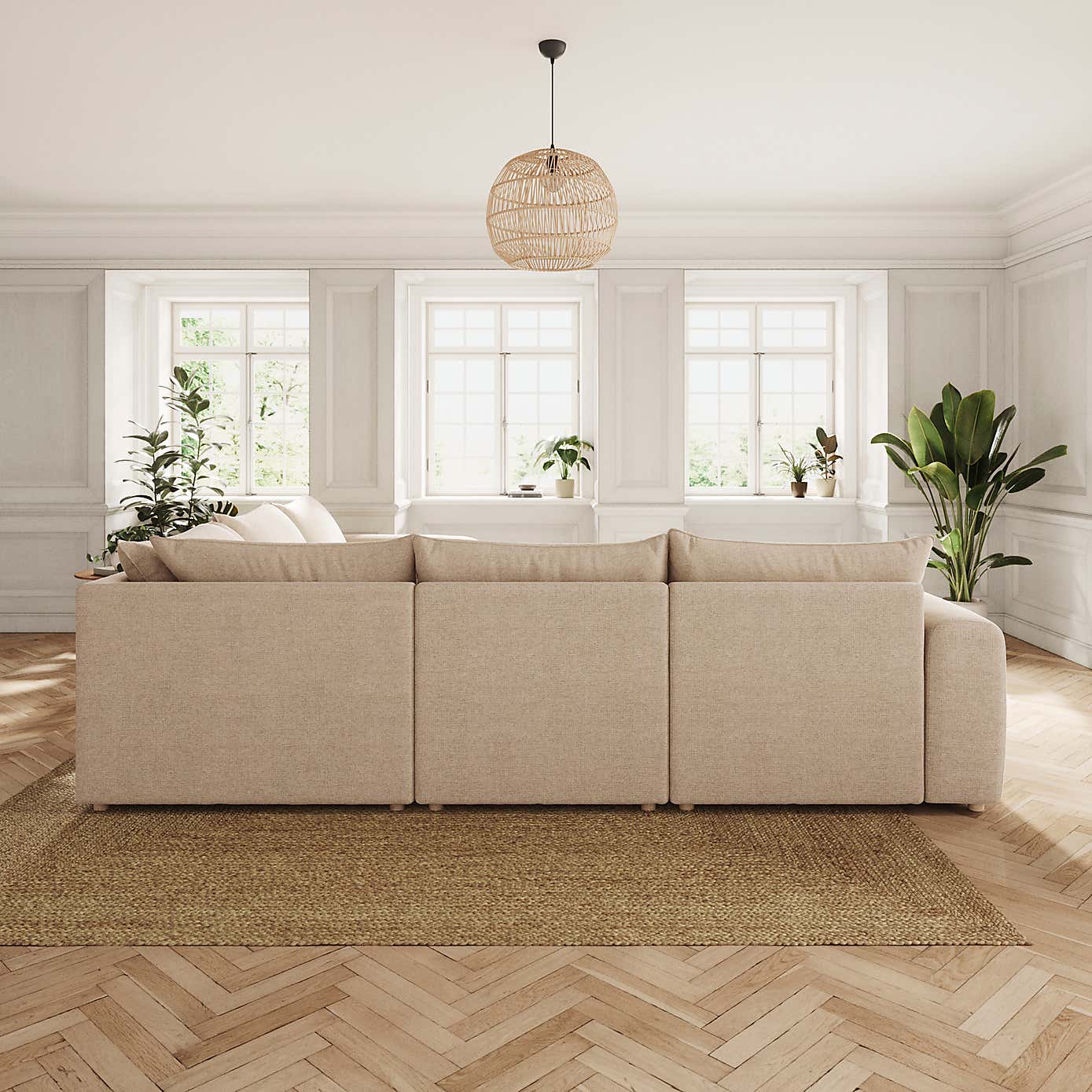 Austin Tonal Weave Full Corner, Natural