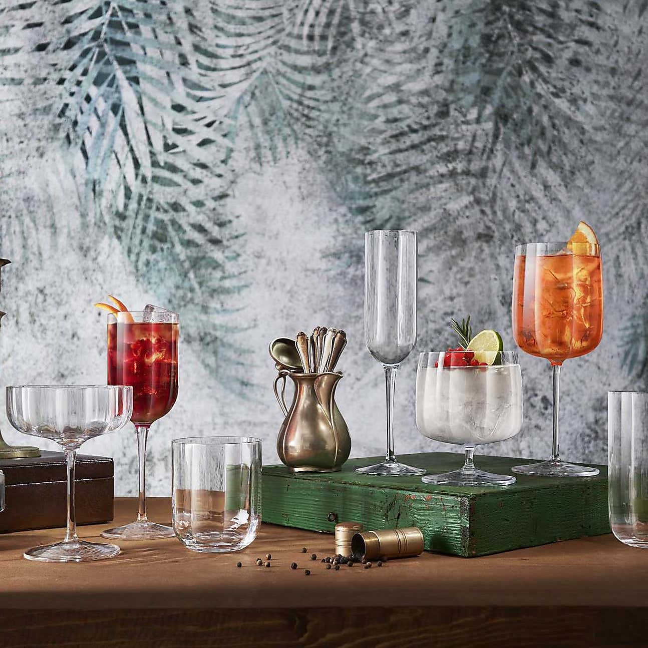 Luigi Bormioli Jazz Set of 4 Spritz Cocktail Glasses