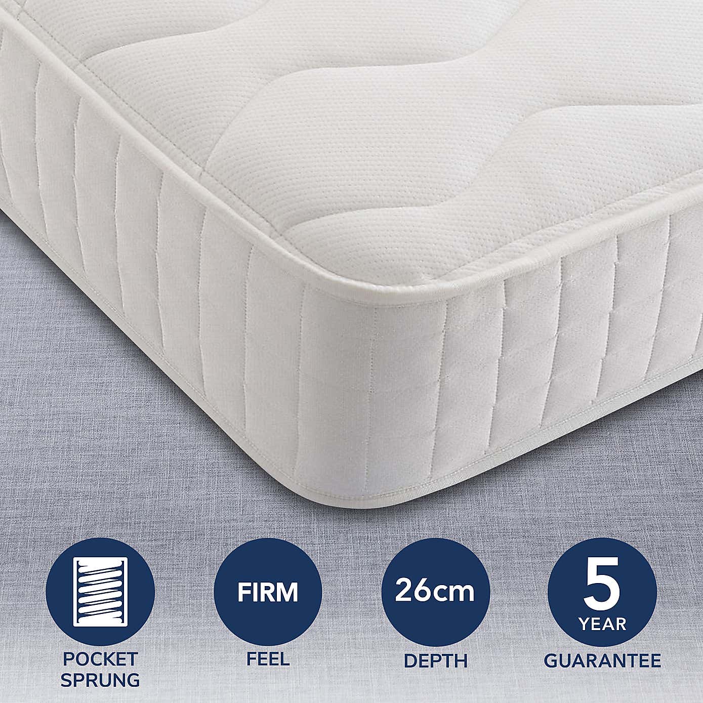 Return - Silentnight Firm Memory Pocket 1000 Mattress, Single