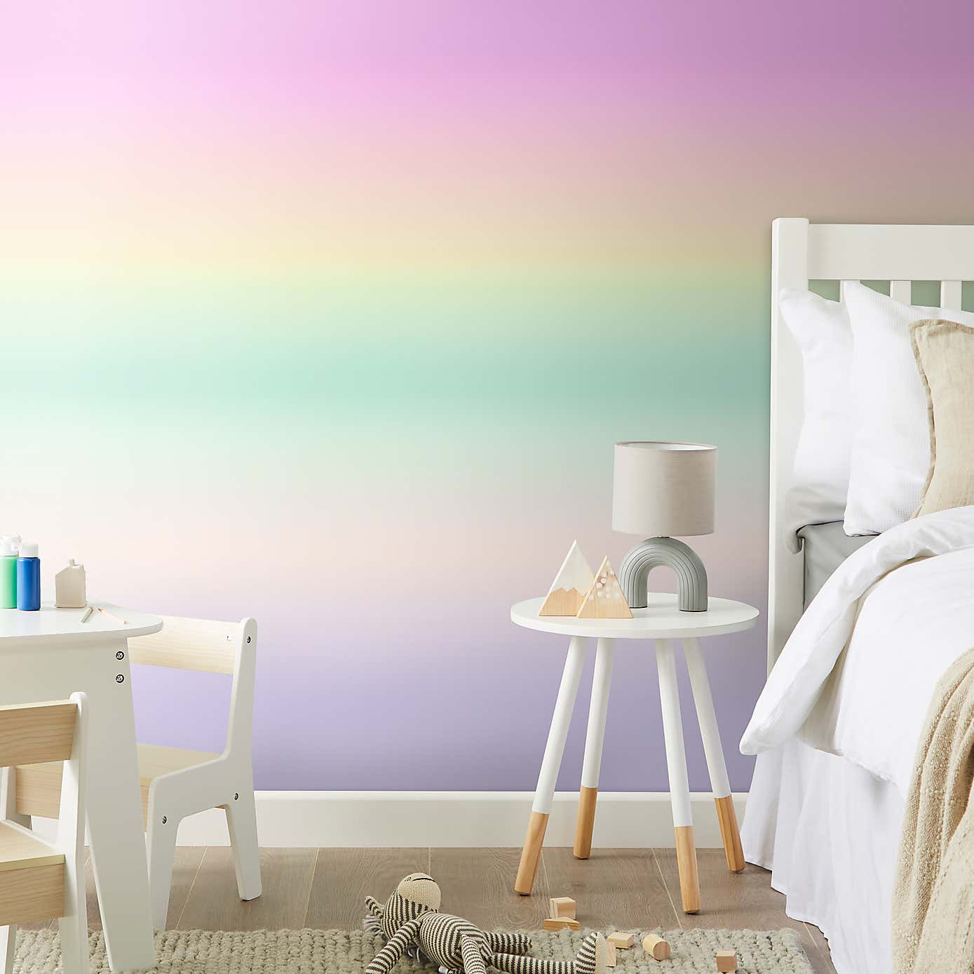 Ombre Rainbow Large Mural