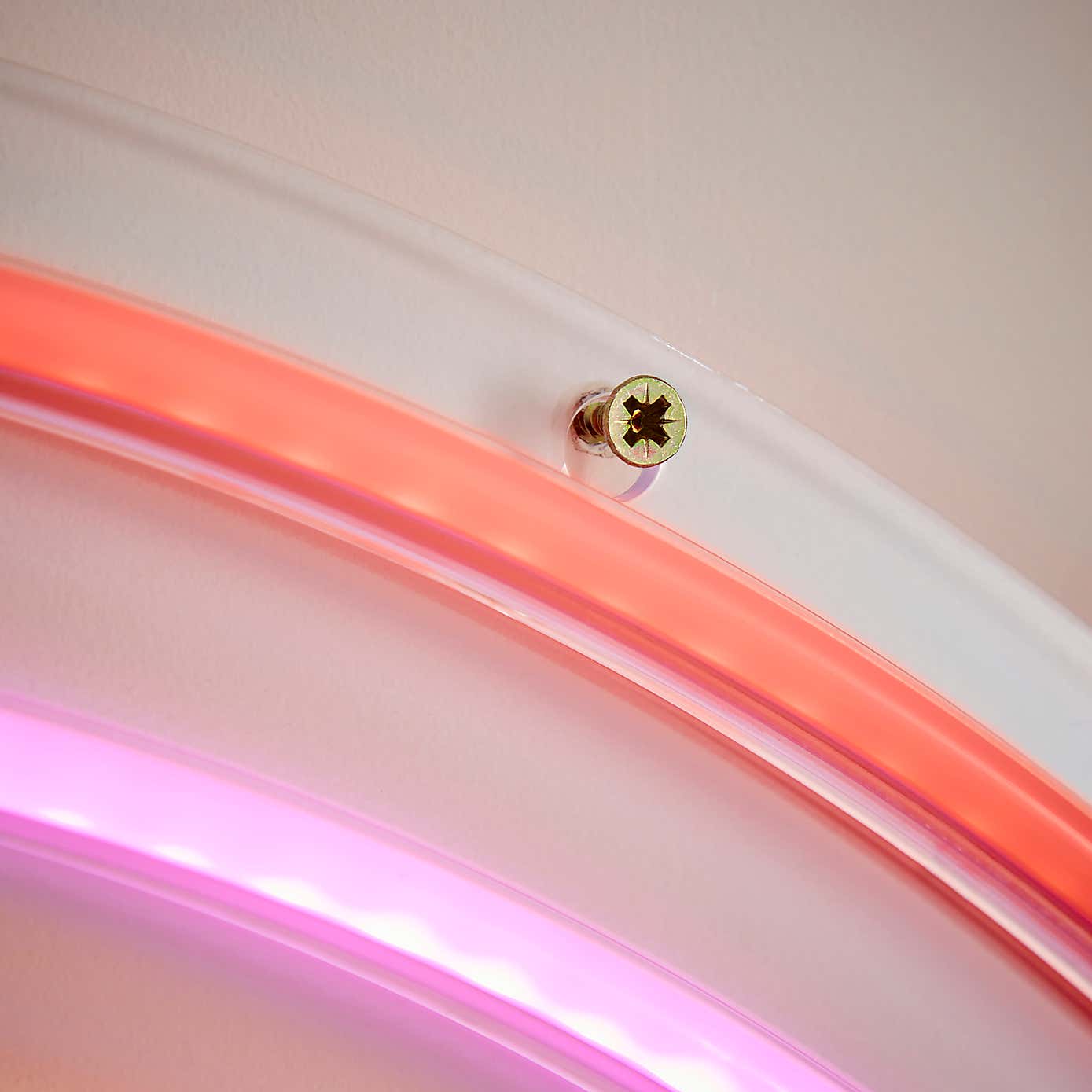 Rainbow Neon Wall Light