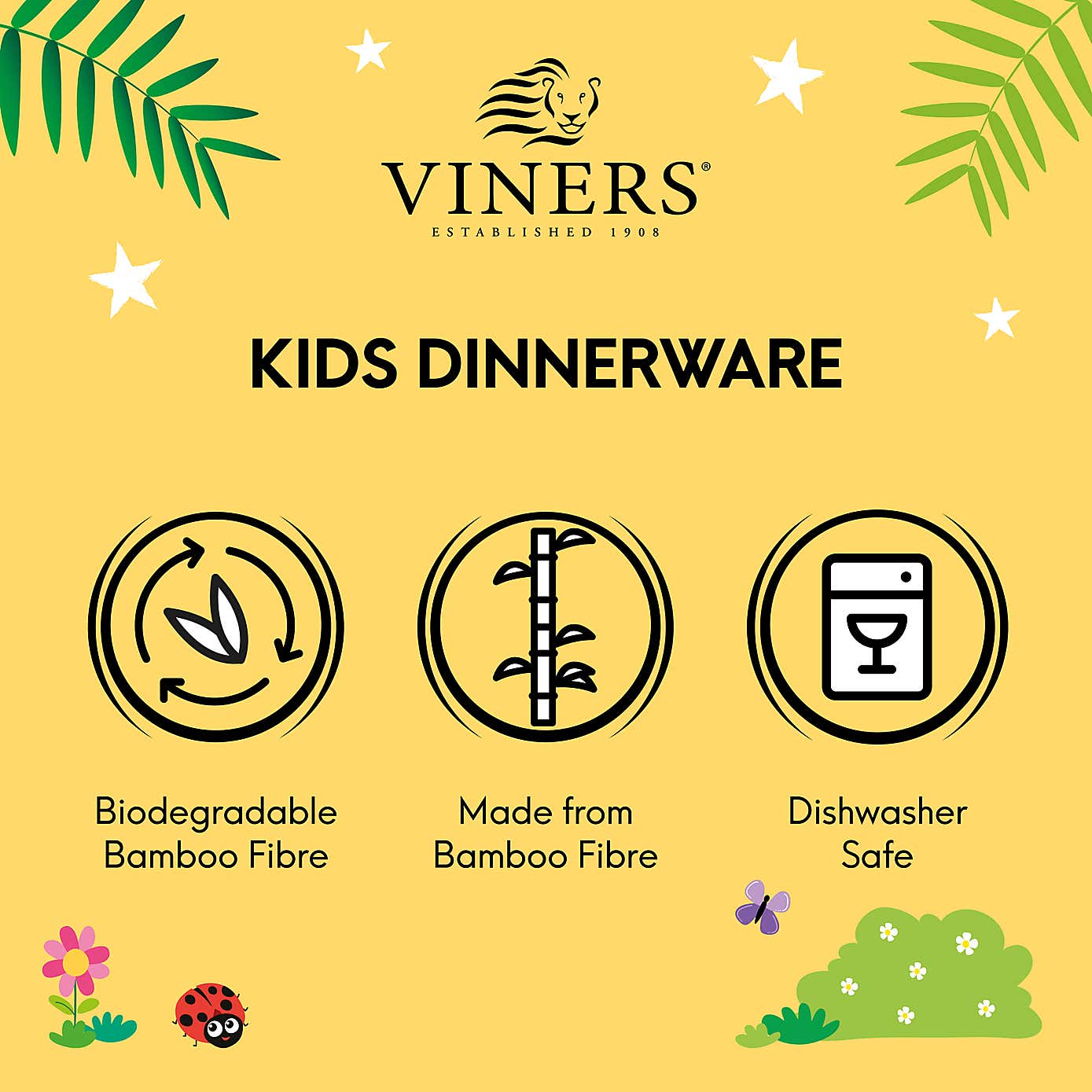 Kid's Viners Mermazing 4 Piece Cutlery Set