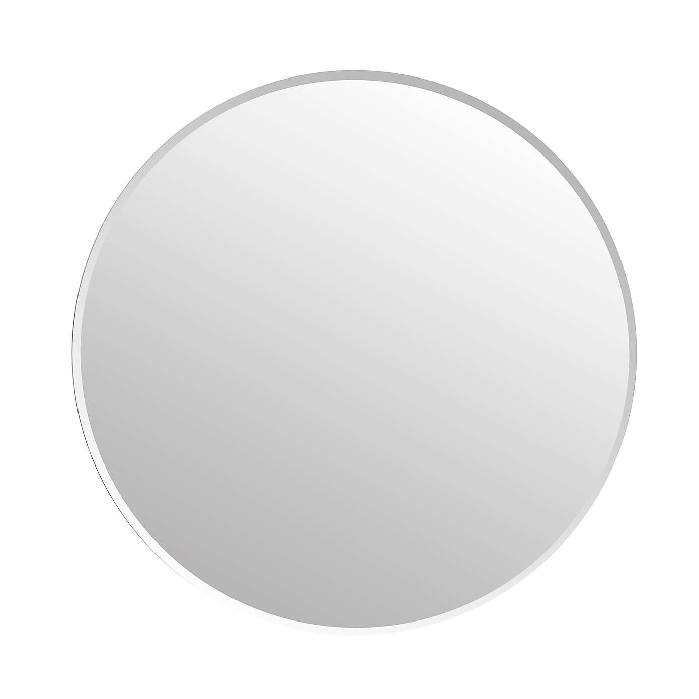 Apartment Frameless Round Wall Mirror