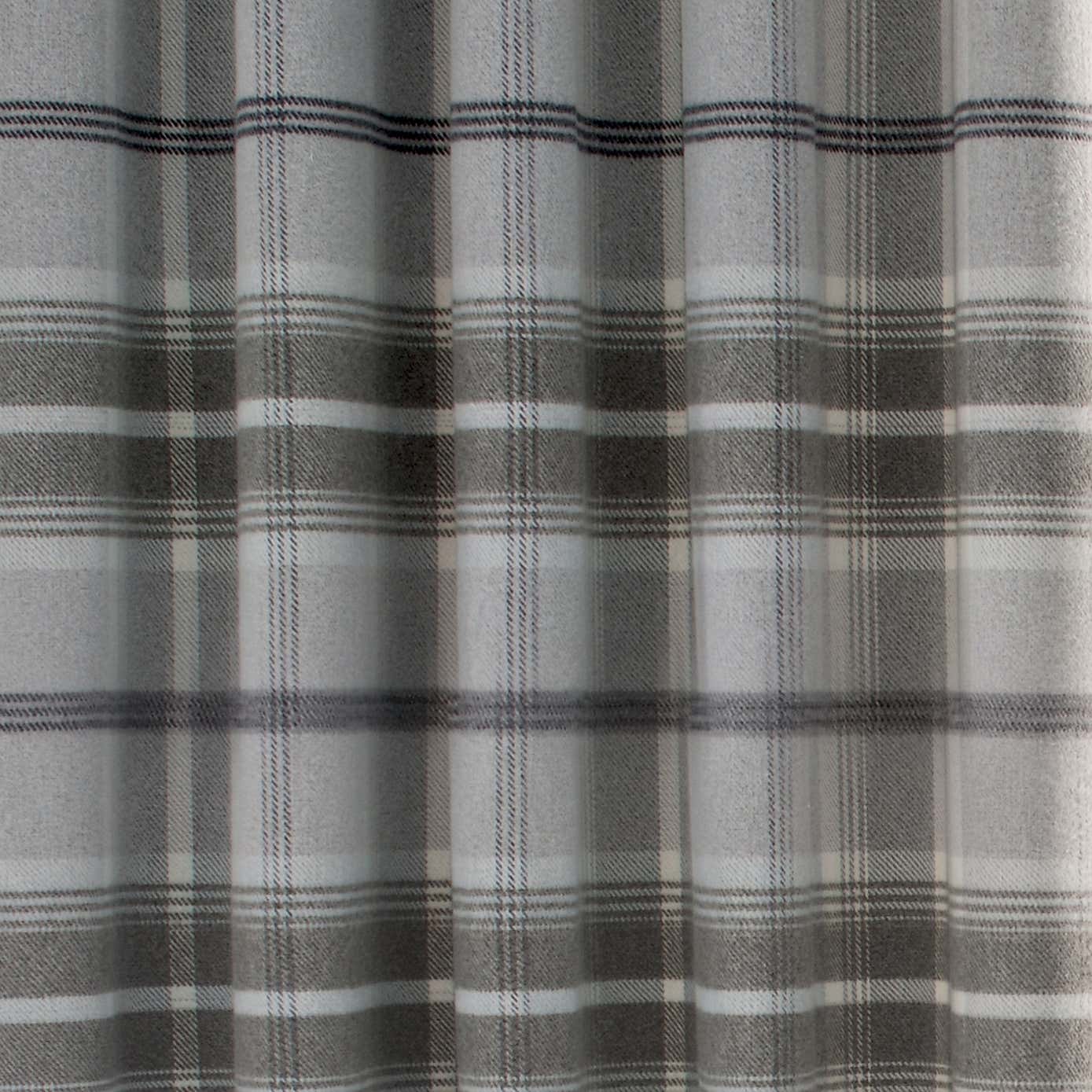 Highland Check Eyelet Curtains