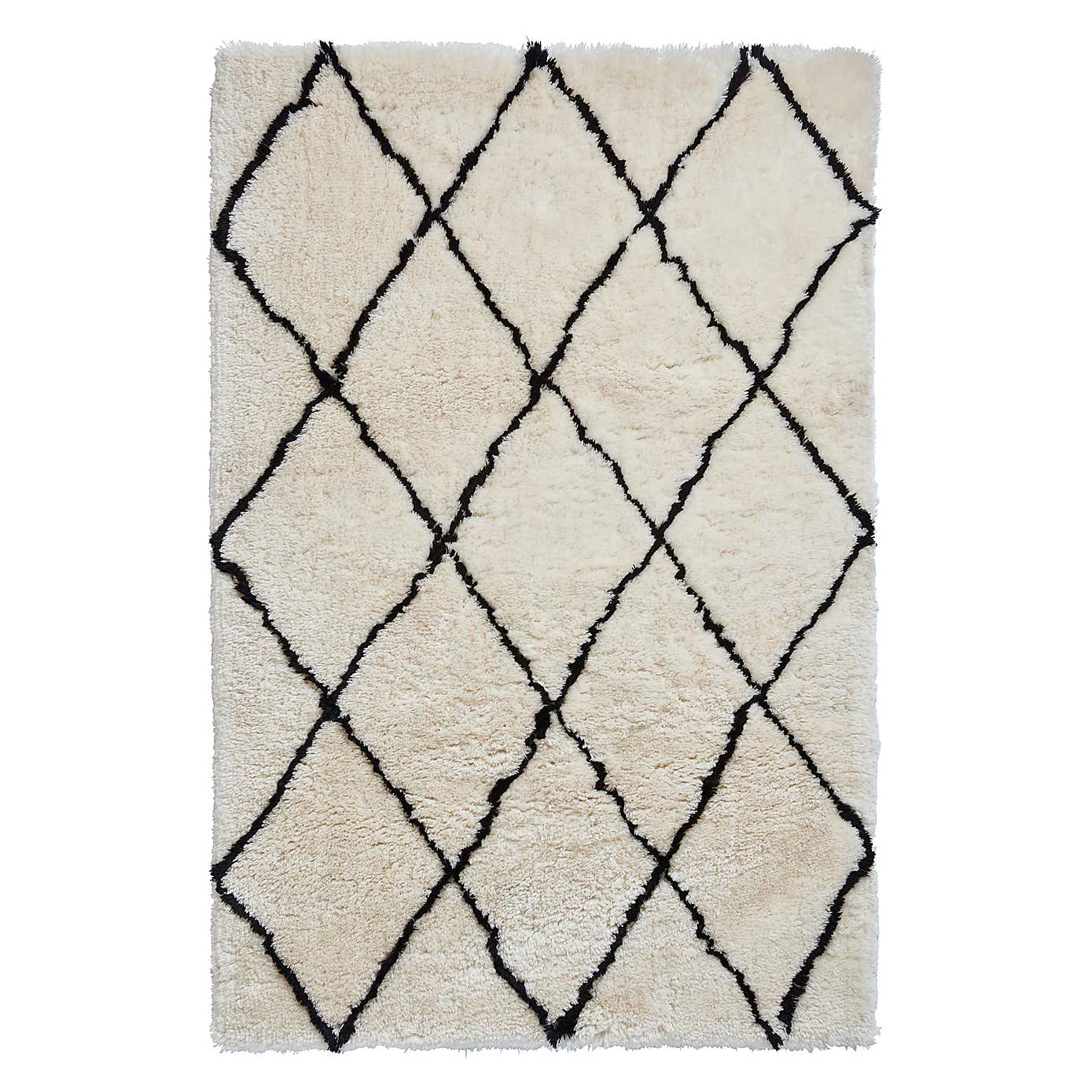 Grey and Cream Morocco 2491 Rug