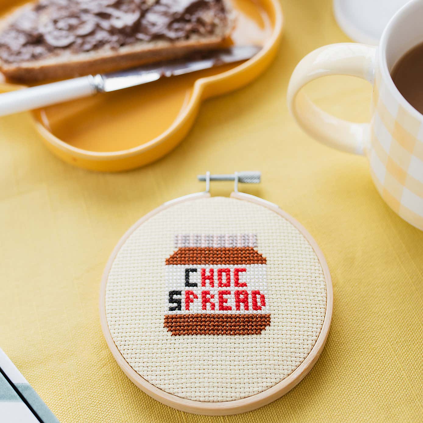 Cotton Clara Choc Spread Cross Stitch Kit