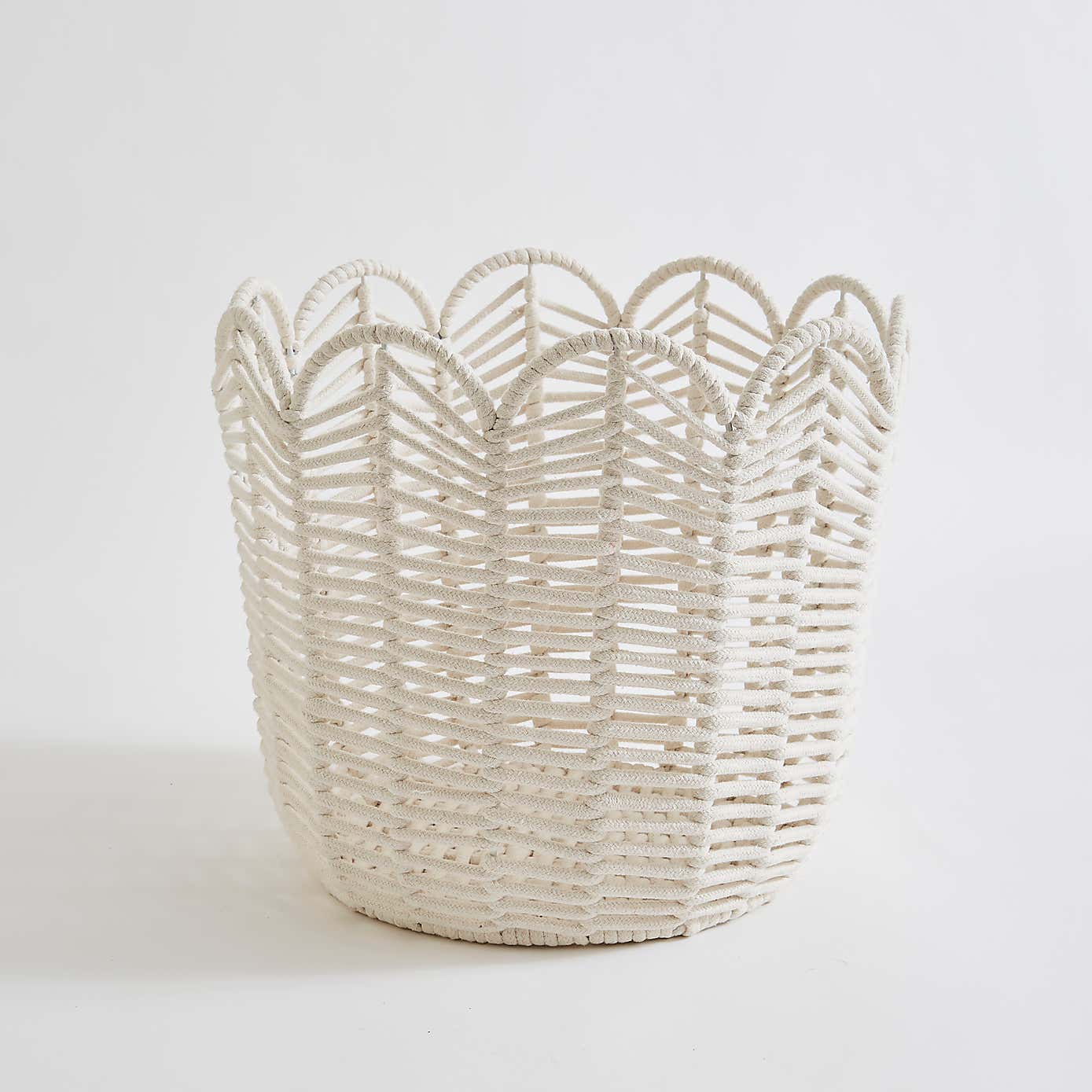 Chevron Rope Storage Basket