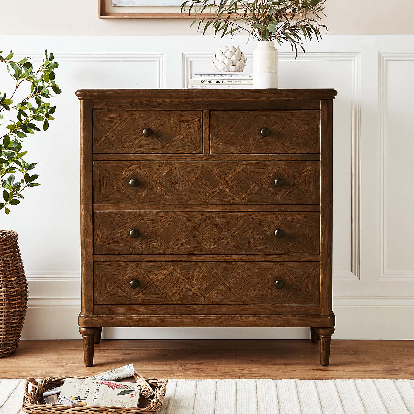 Boulton 5 Drawer Wide Chest