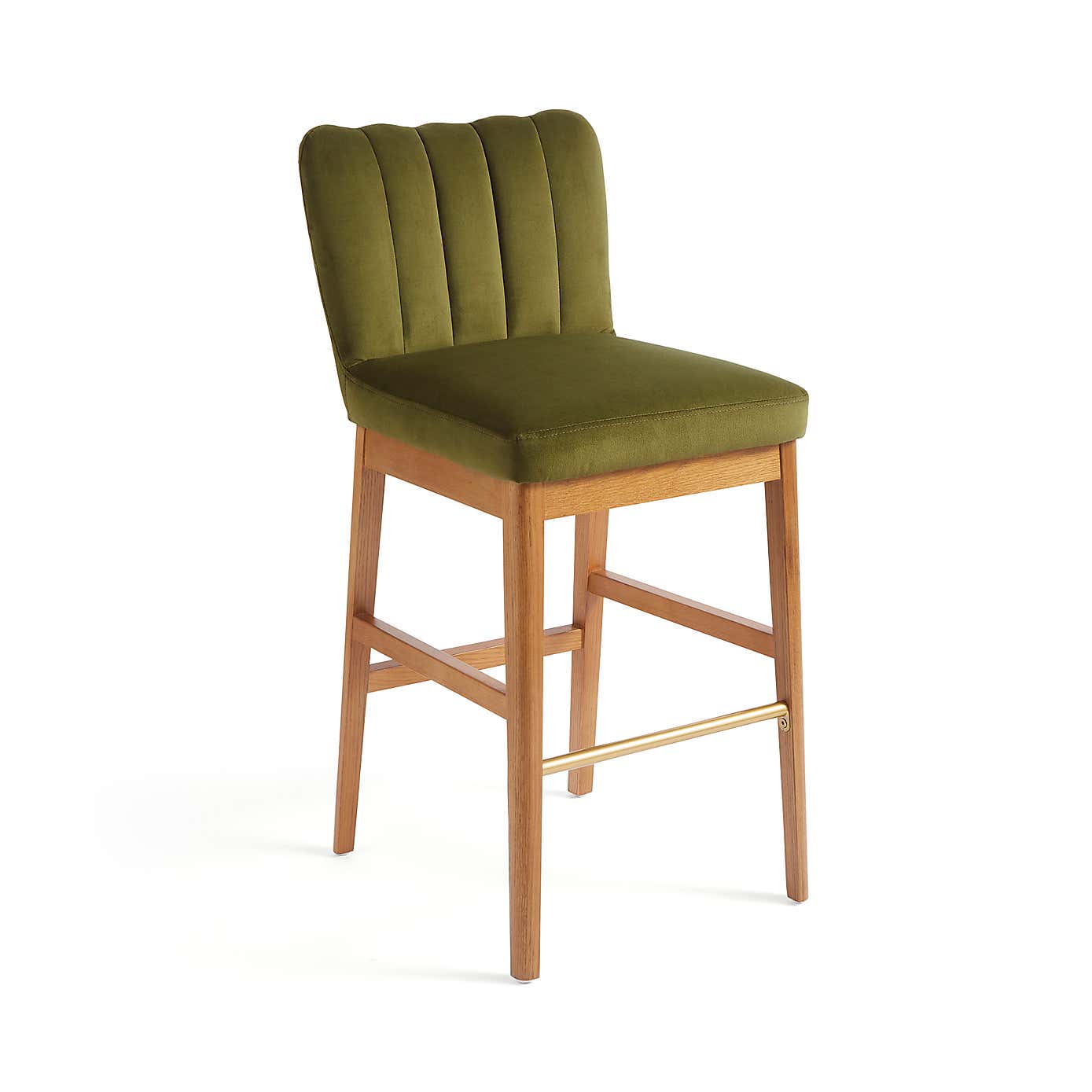Delilah Bar Stool, Velvet