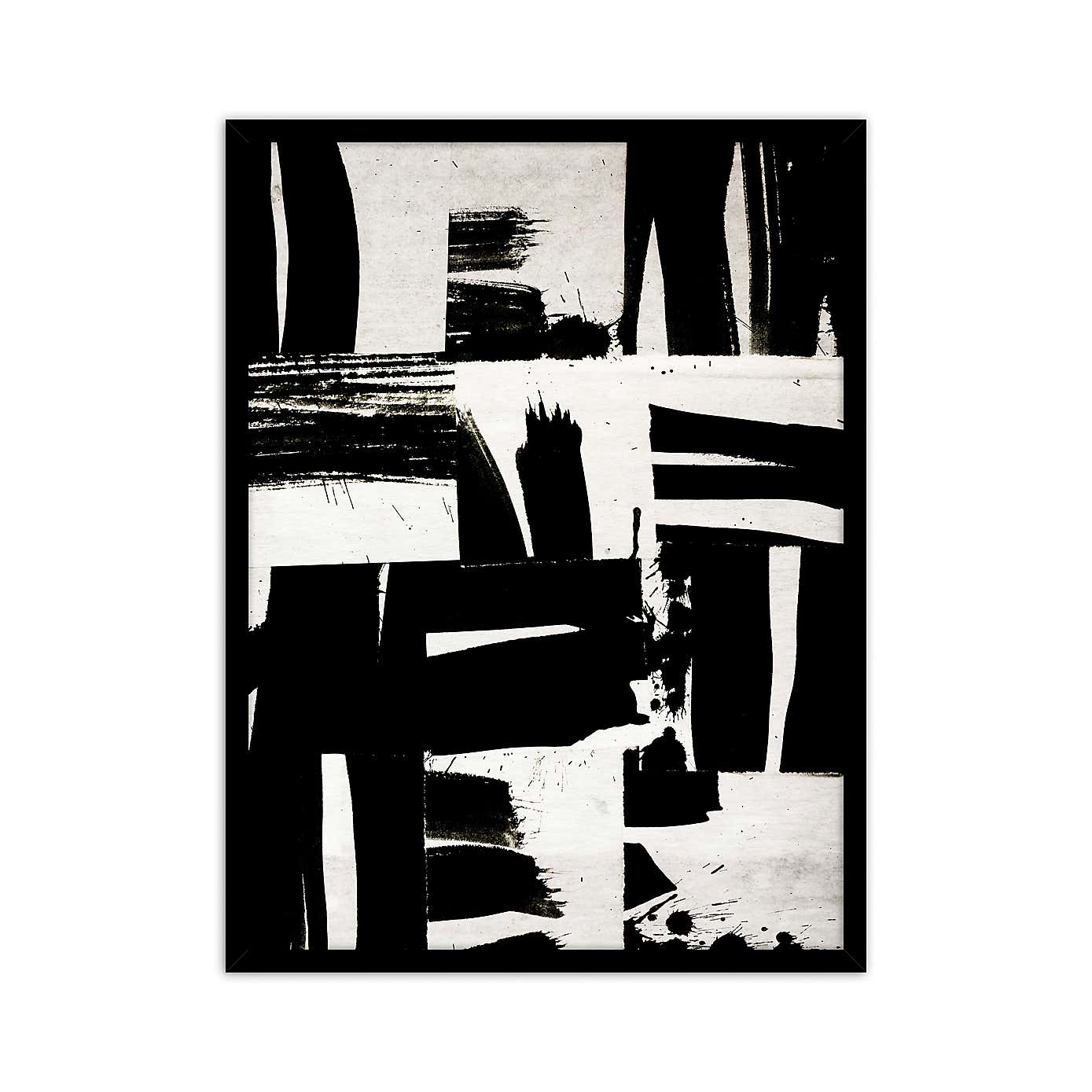 Wabi Sabi Black & White Framed Print