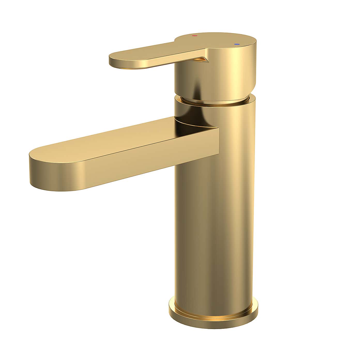 Arvan Mono Basin Mixer Tap with Push Button Waste