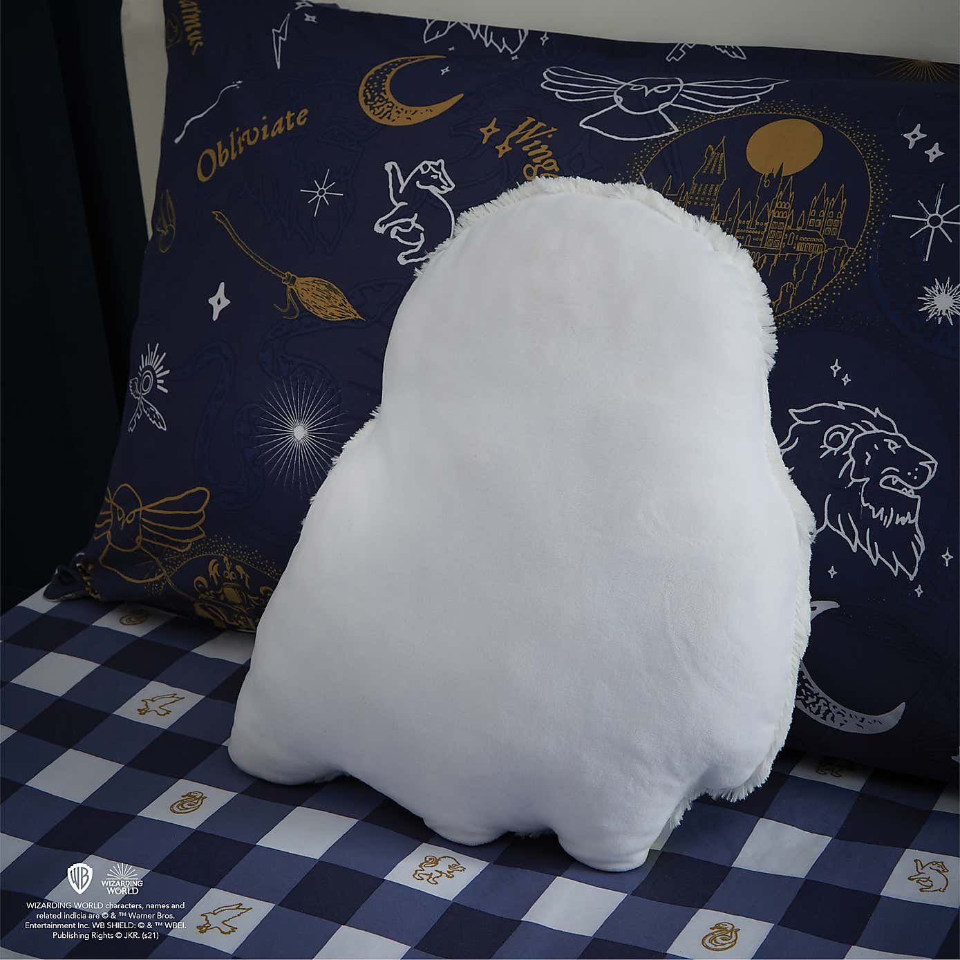 Hogwarts Hedwig Faux Fur Cushion