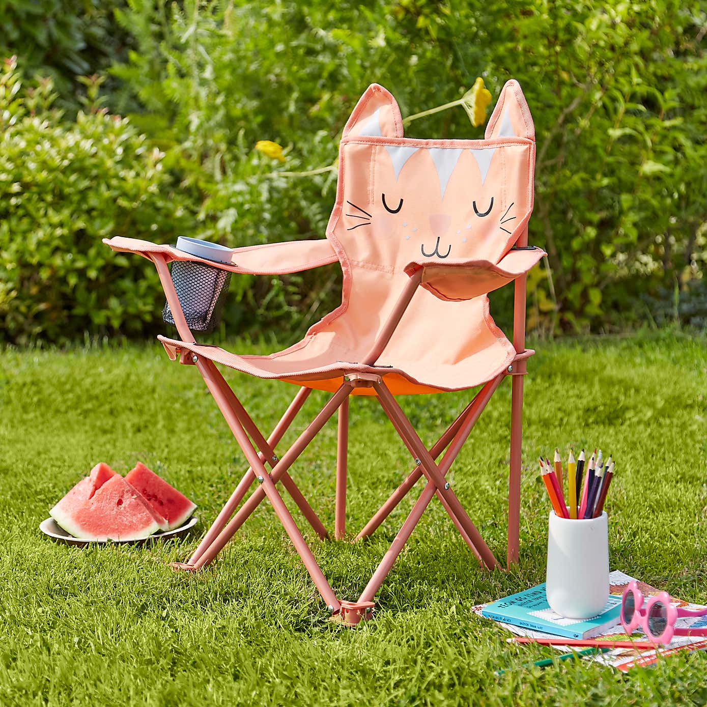 Kids Cat Camping Chair
