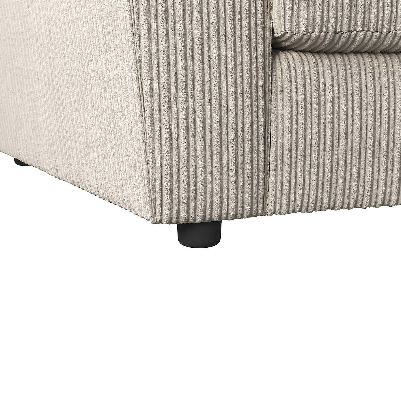 Blake Jumbo Cord Right Hand Corner Sofa