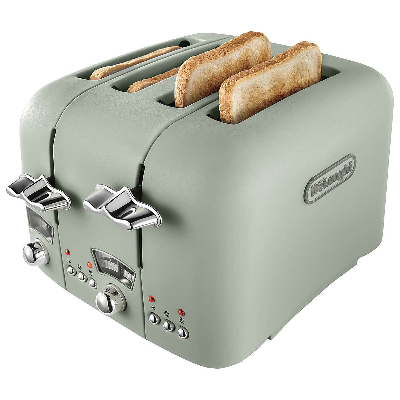 Delonghi 4 Slice Argento Toaster