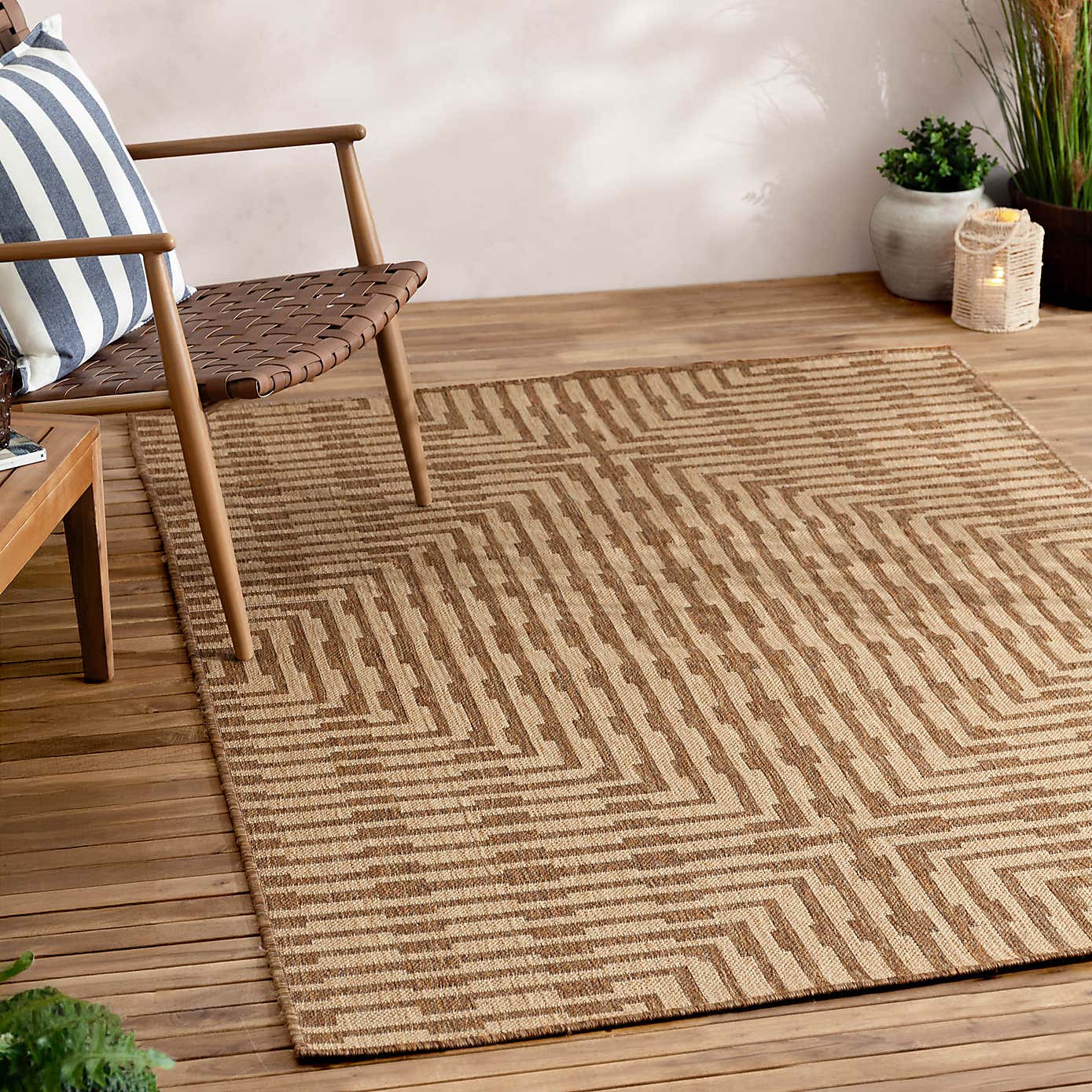 Yard Sandown Jute Effect Indoor Outdoor Rug