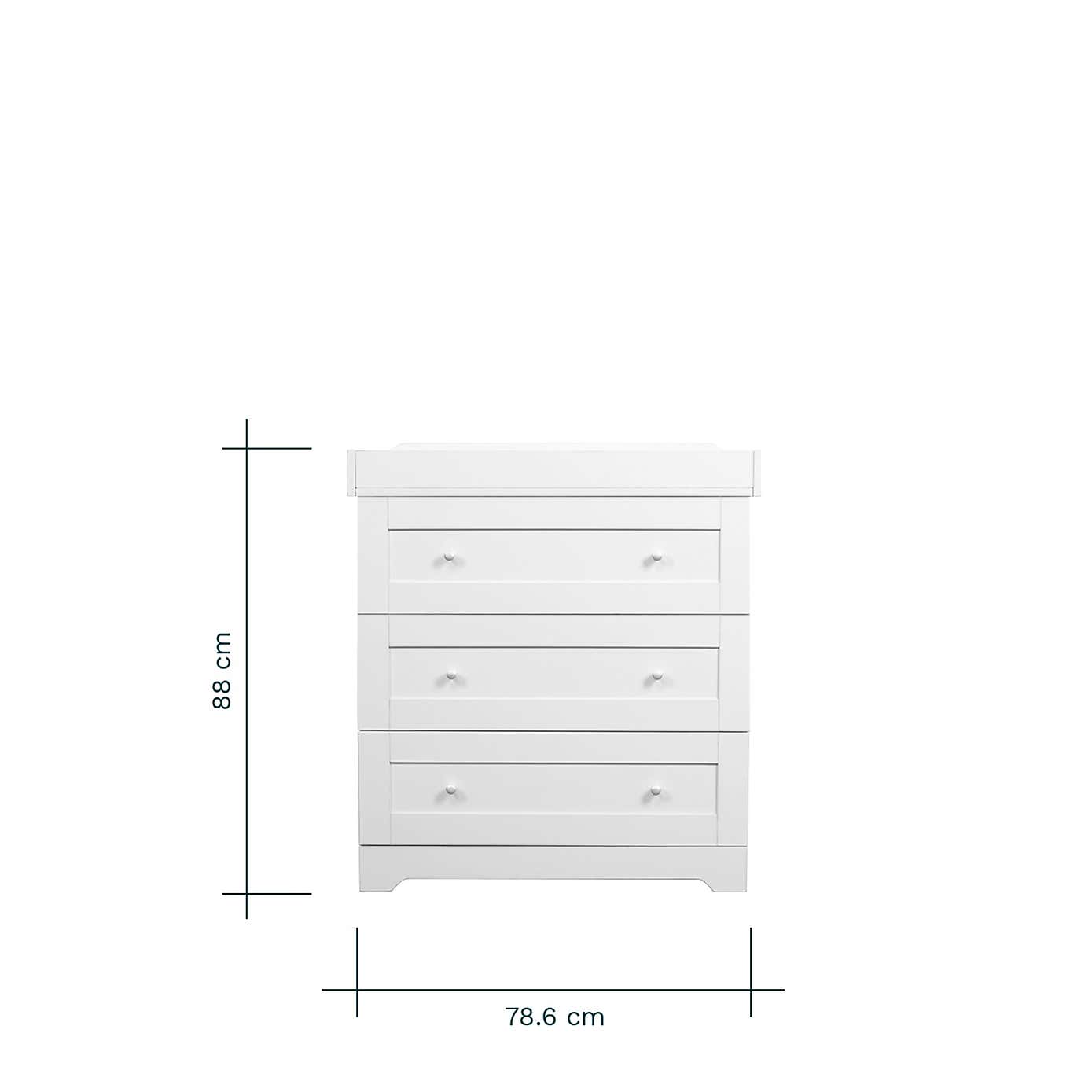 Tutti Bambini Rio 3 Drawer Chest Changer