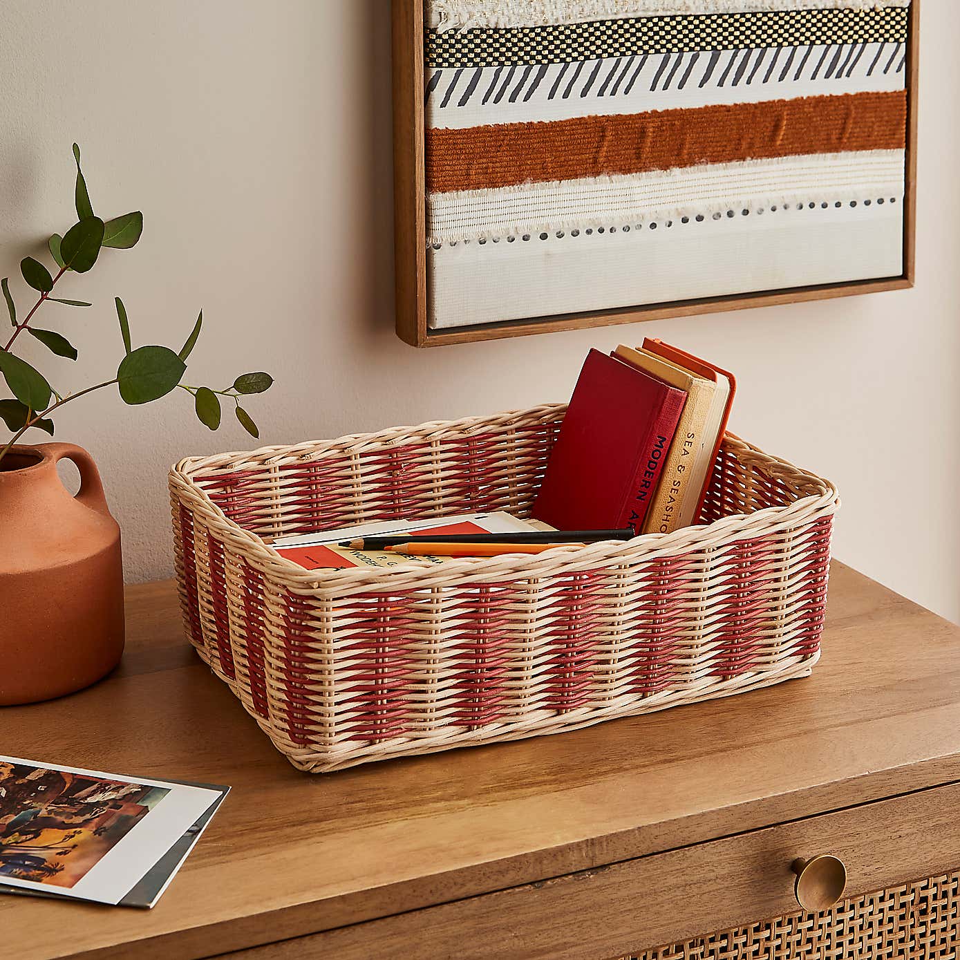 Woven Rattan Tray