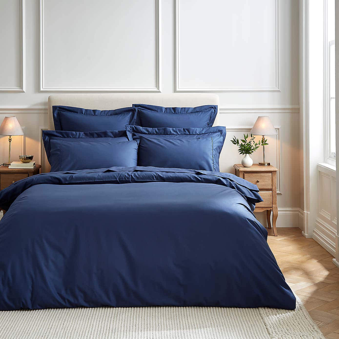 Dorma Egyptian Cotton 400 Thread Count Percale Oxford Pillowcase