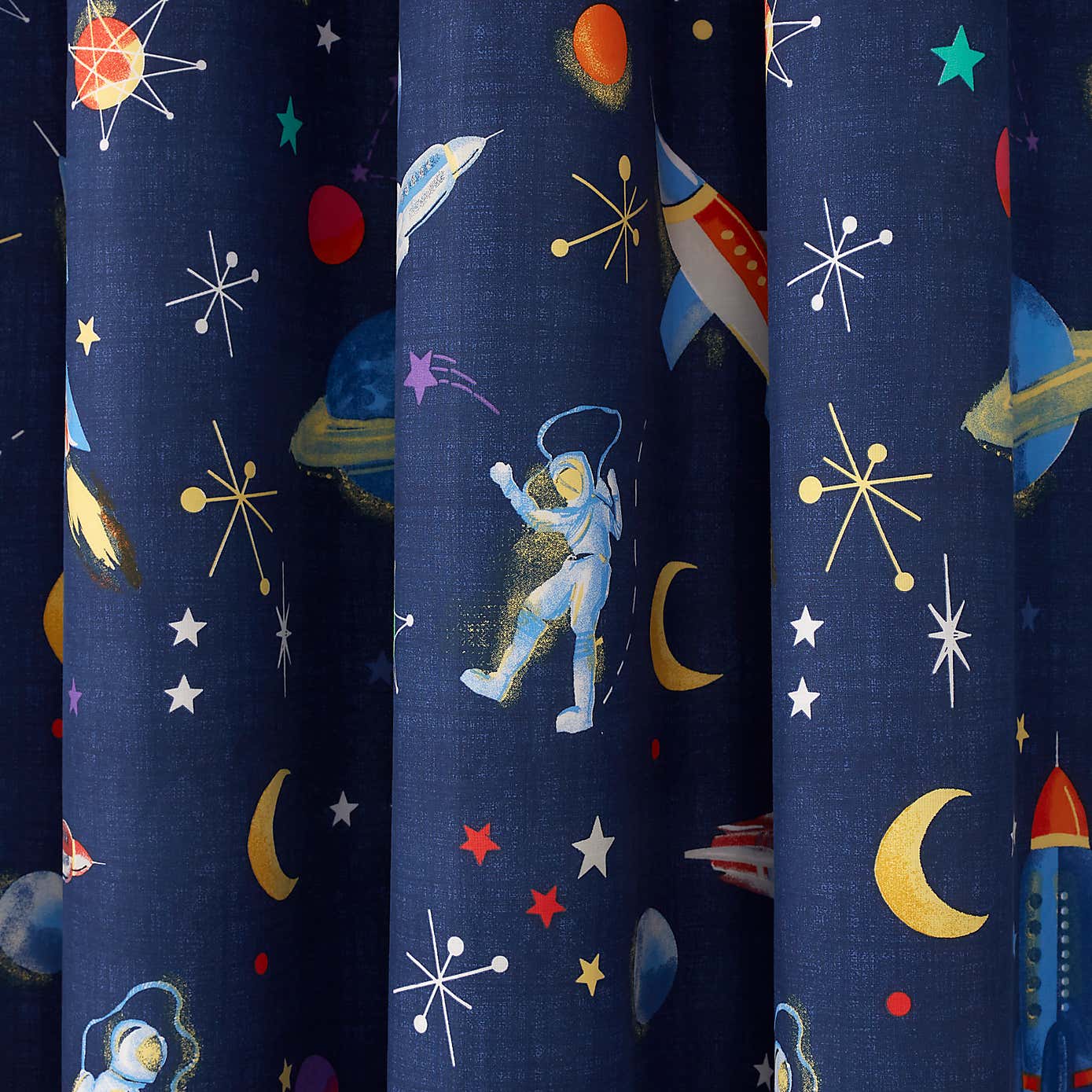 Space Blackout Eyelet Curtains