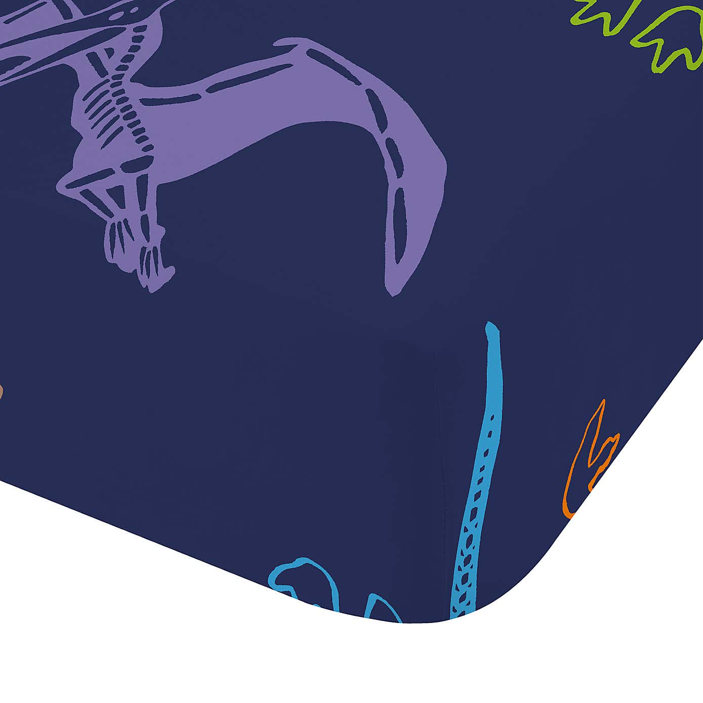 Catherine Lansfield Prehistoric Dinosaurs Polycotton Fitted Sheet