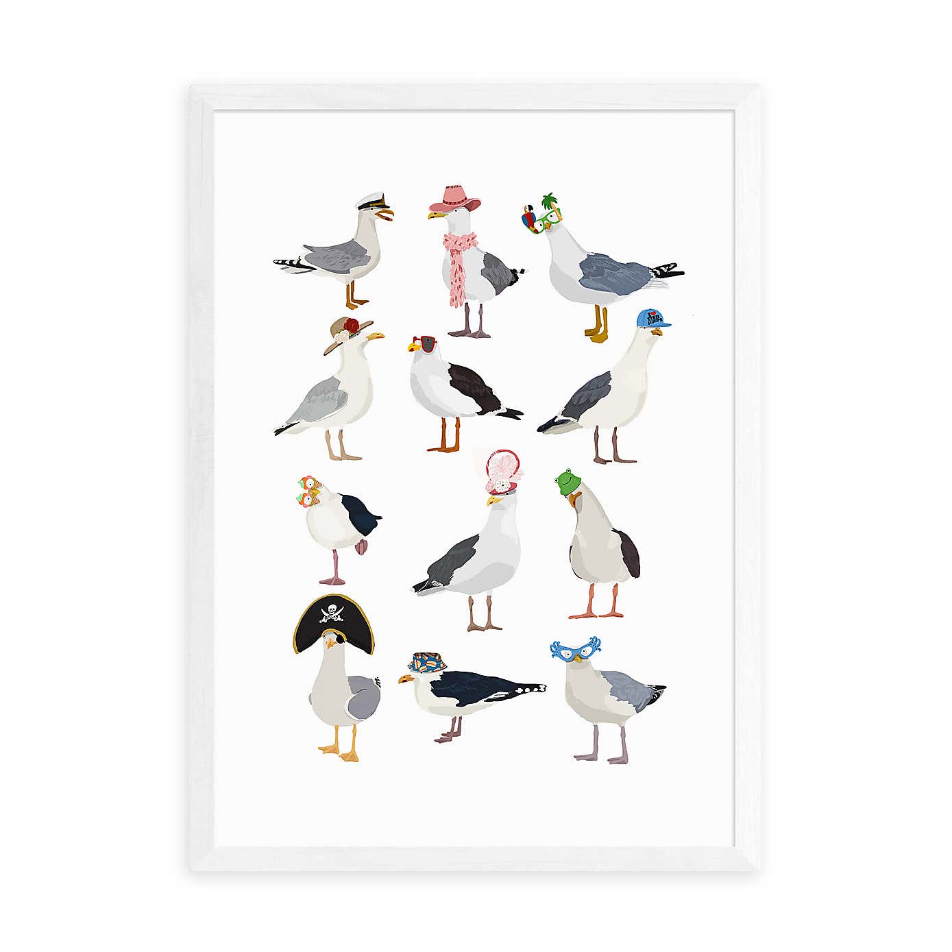 East End Prints Seagulls Print