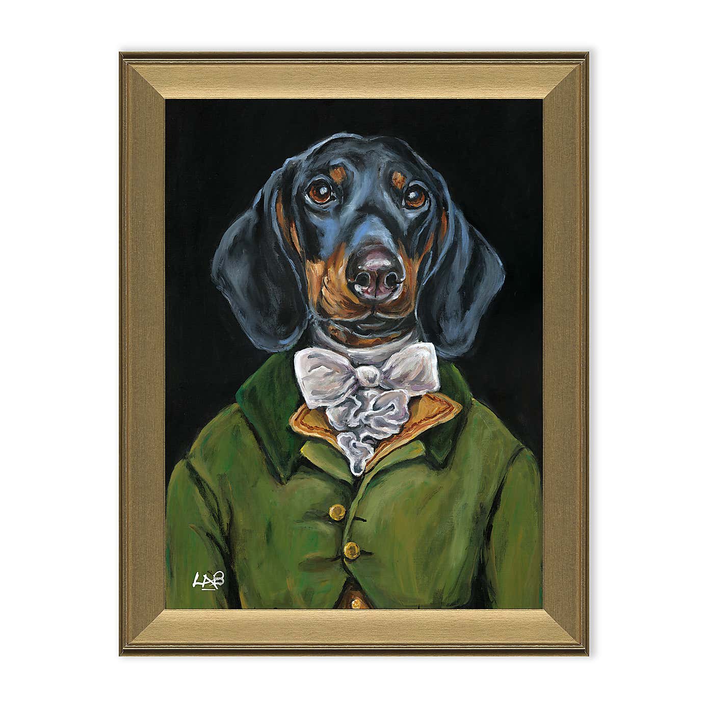 Digby the Dachshund Framed Print