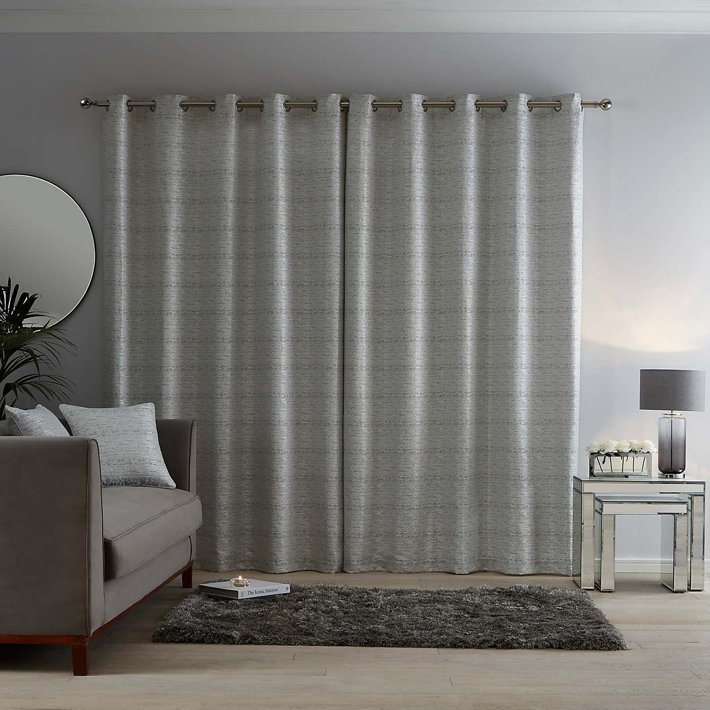 Molly White Eyelet Curtains