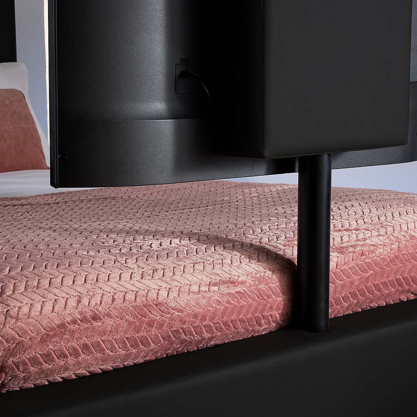 X Rocker Living Ava TV Bed with LED Lights and TV Mount